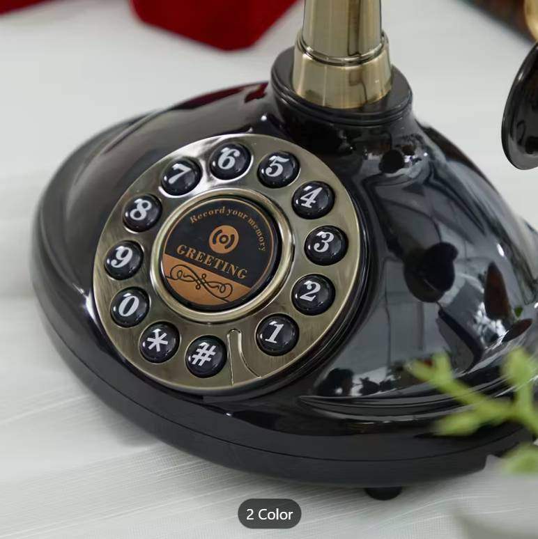 Teléfono Grabadora Retro de Sobremesa
