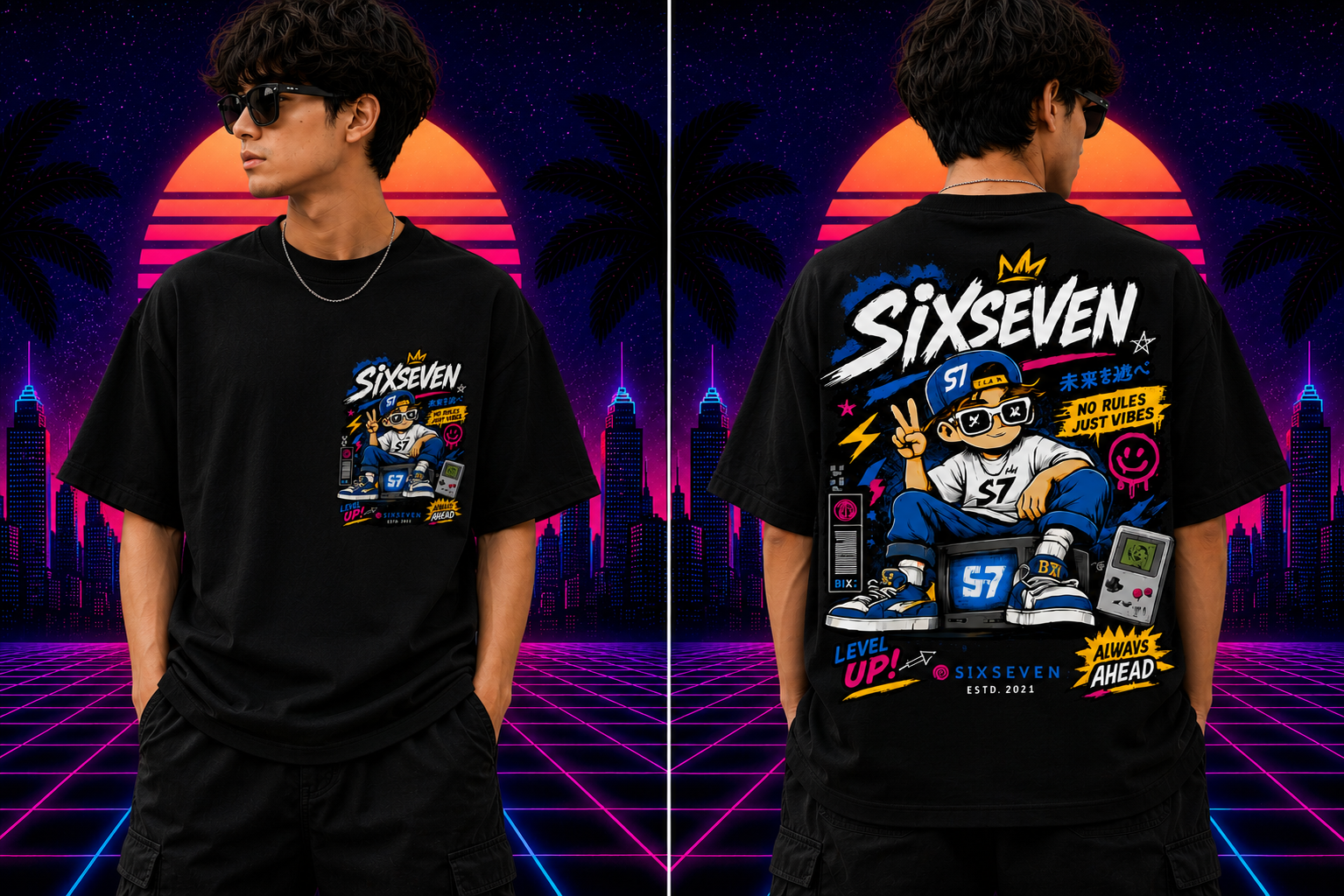 Camiseta SixSeven edición gamer