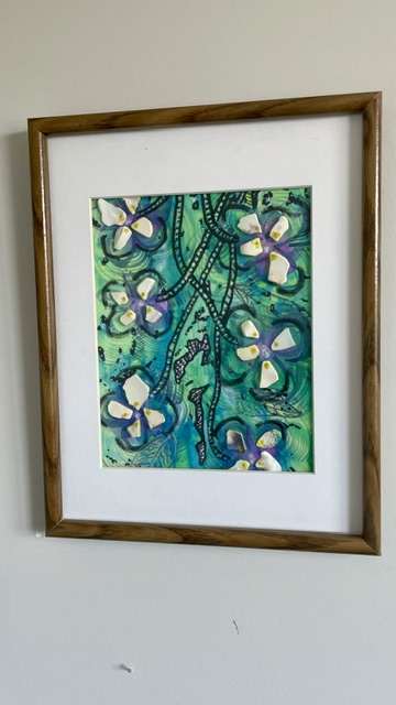 Watercolour Seashell Flowers