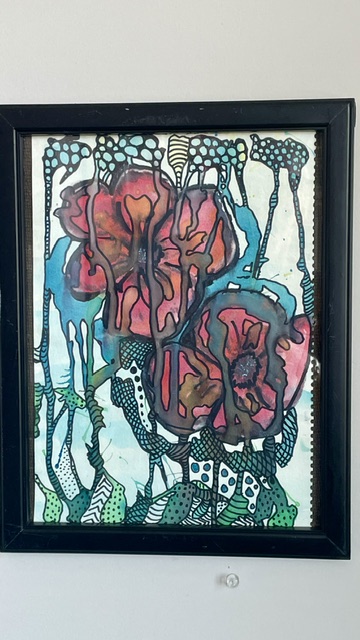 Watercolour Poppy