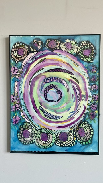  Watercolor Swirl Art
