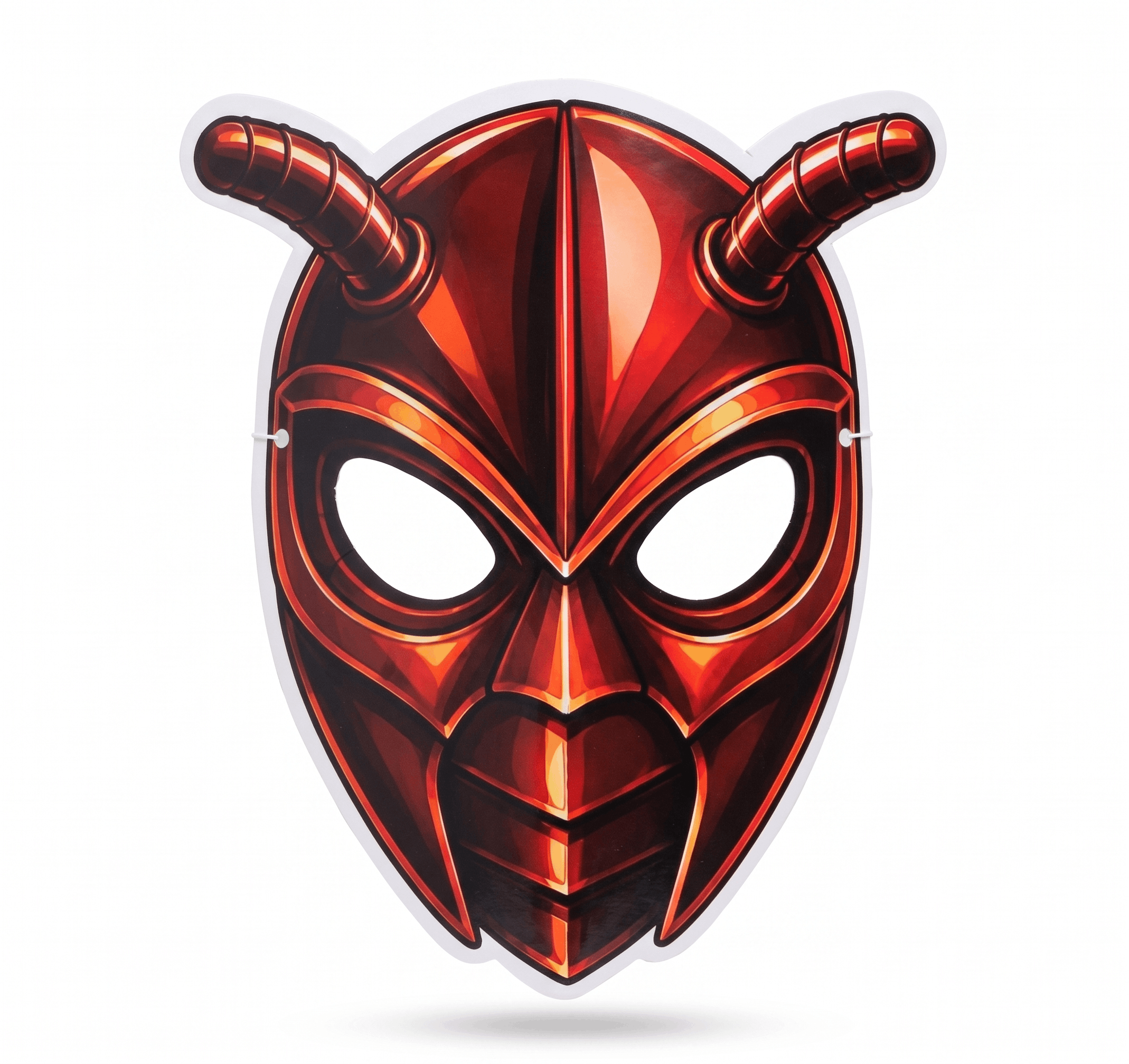 Red C Horn Mask #20