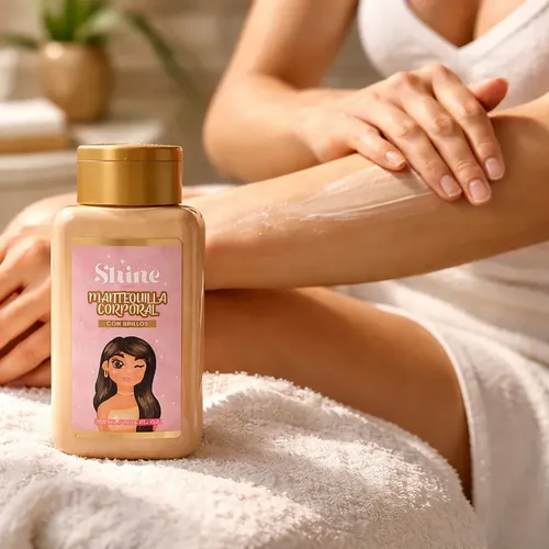 Mantequilla corporal shine dorada *300 ml