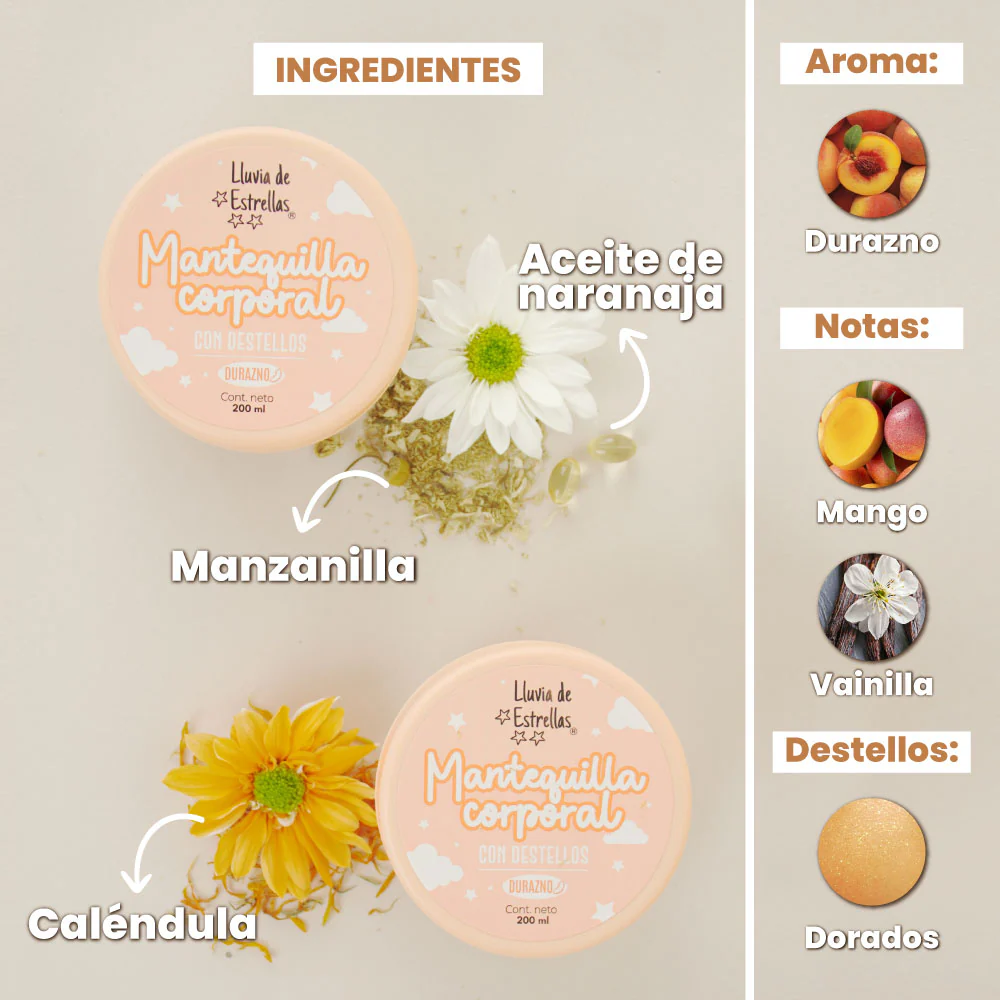 Mantequilla corporal durazno *200 ml