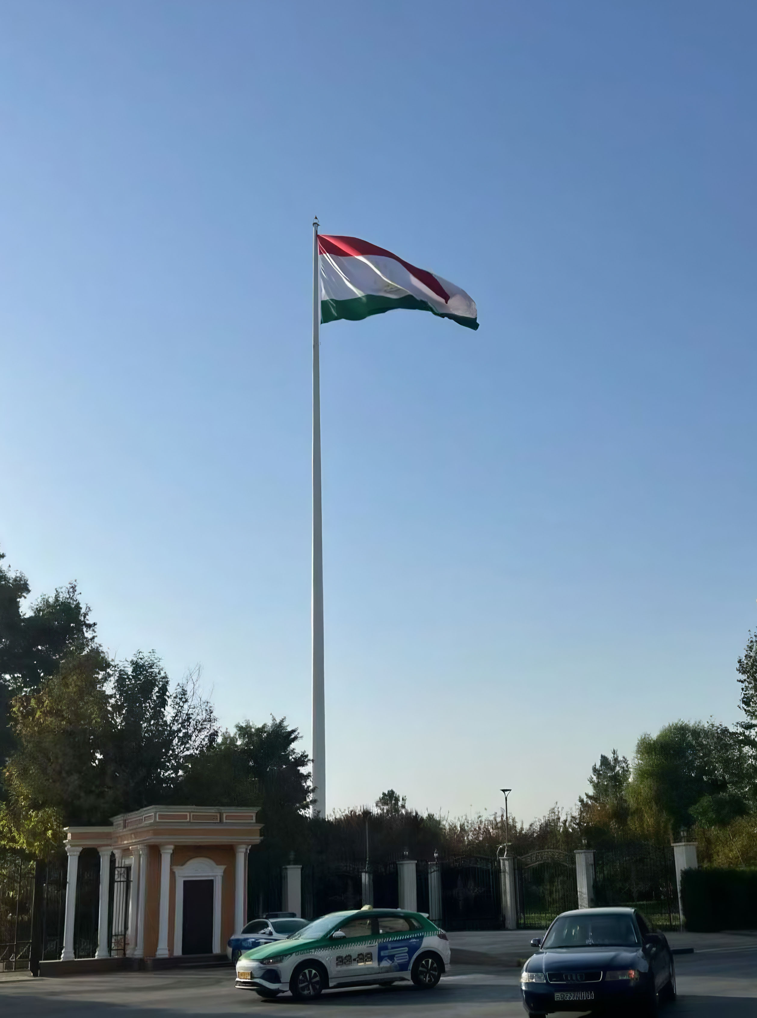 100m Ultra-Tall Flagpole Manufacturer | Internal Cat-Ladder & Foundation Design