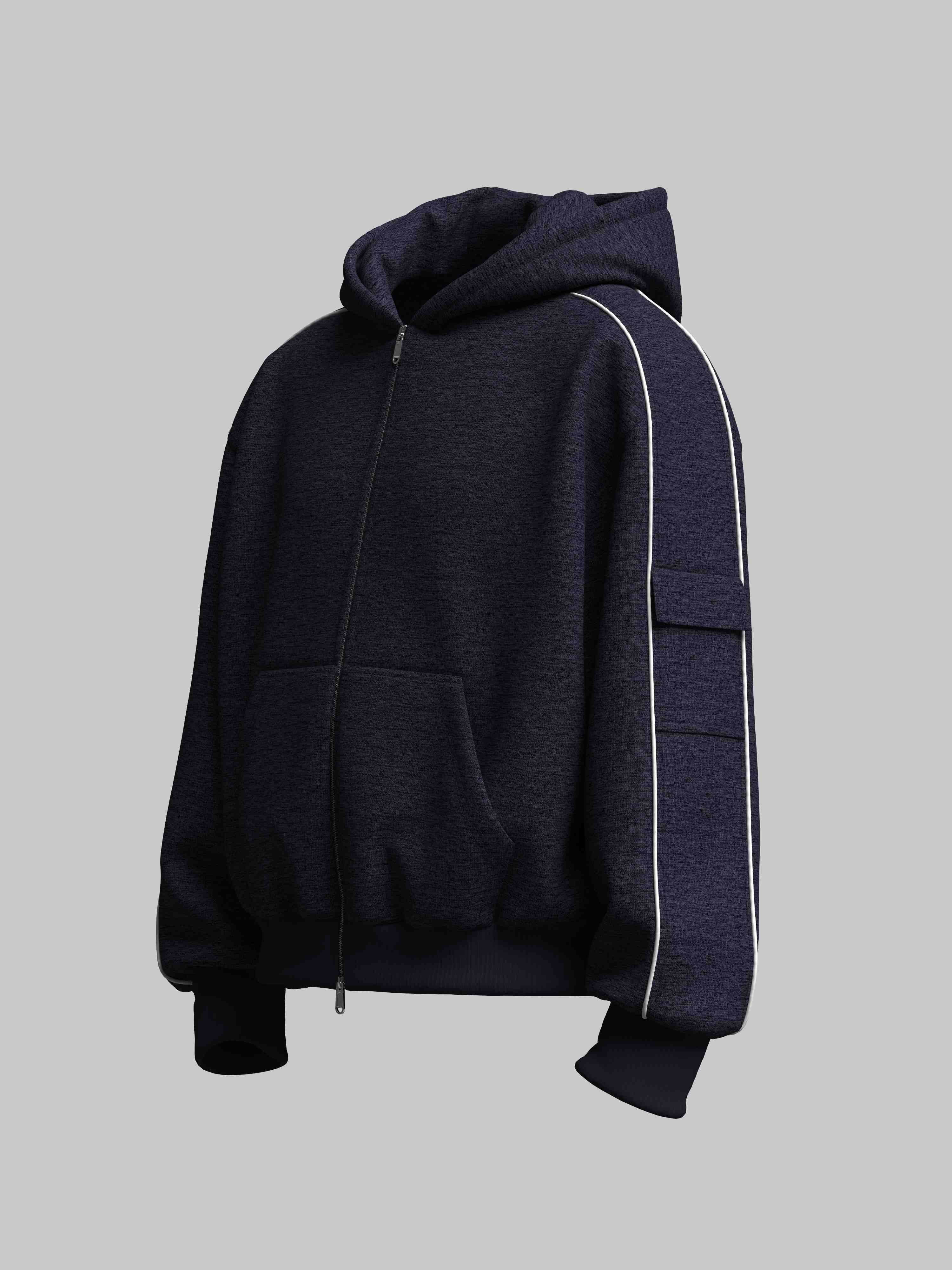 Cargo Zip-Hoodie Design