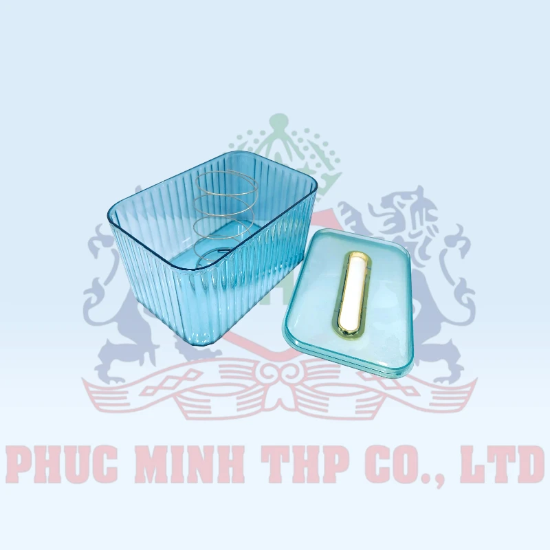 Hộp đựng giấy để bàn cao cấp - Hộp đựng khăn giấy rút -  HP.G01