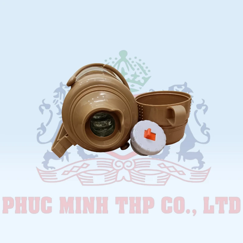 Phích nước nhựa nút gạt tự động 2L - Bình thủy lớn dung tích 2L - HP 0620L