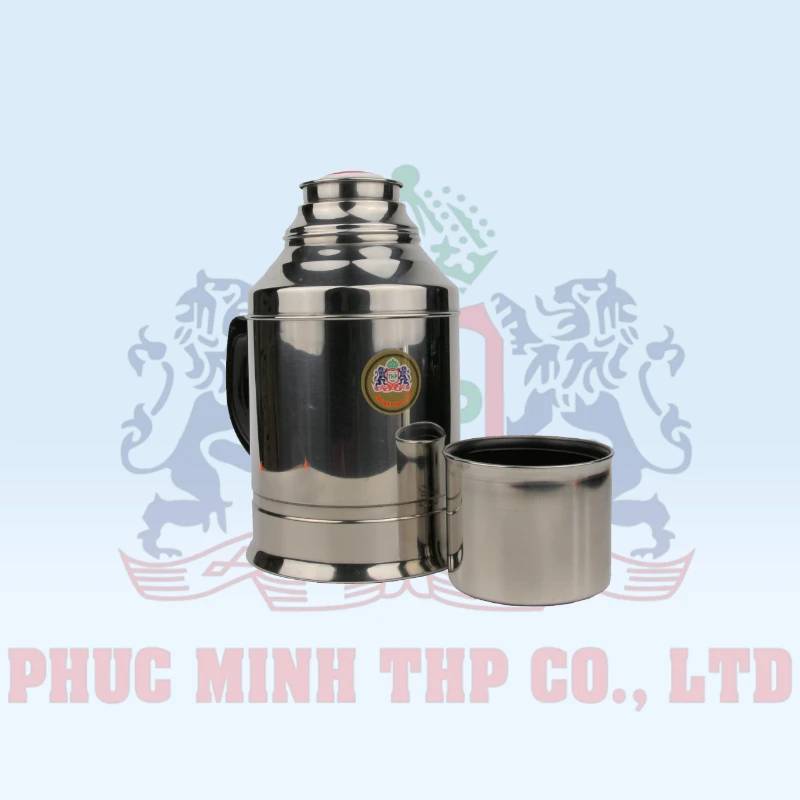 Phích nước inox body 1L - Bình thủy inox mini dung tích 1L - HP 118