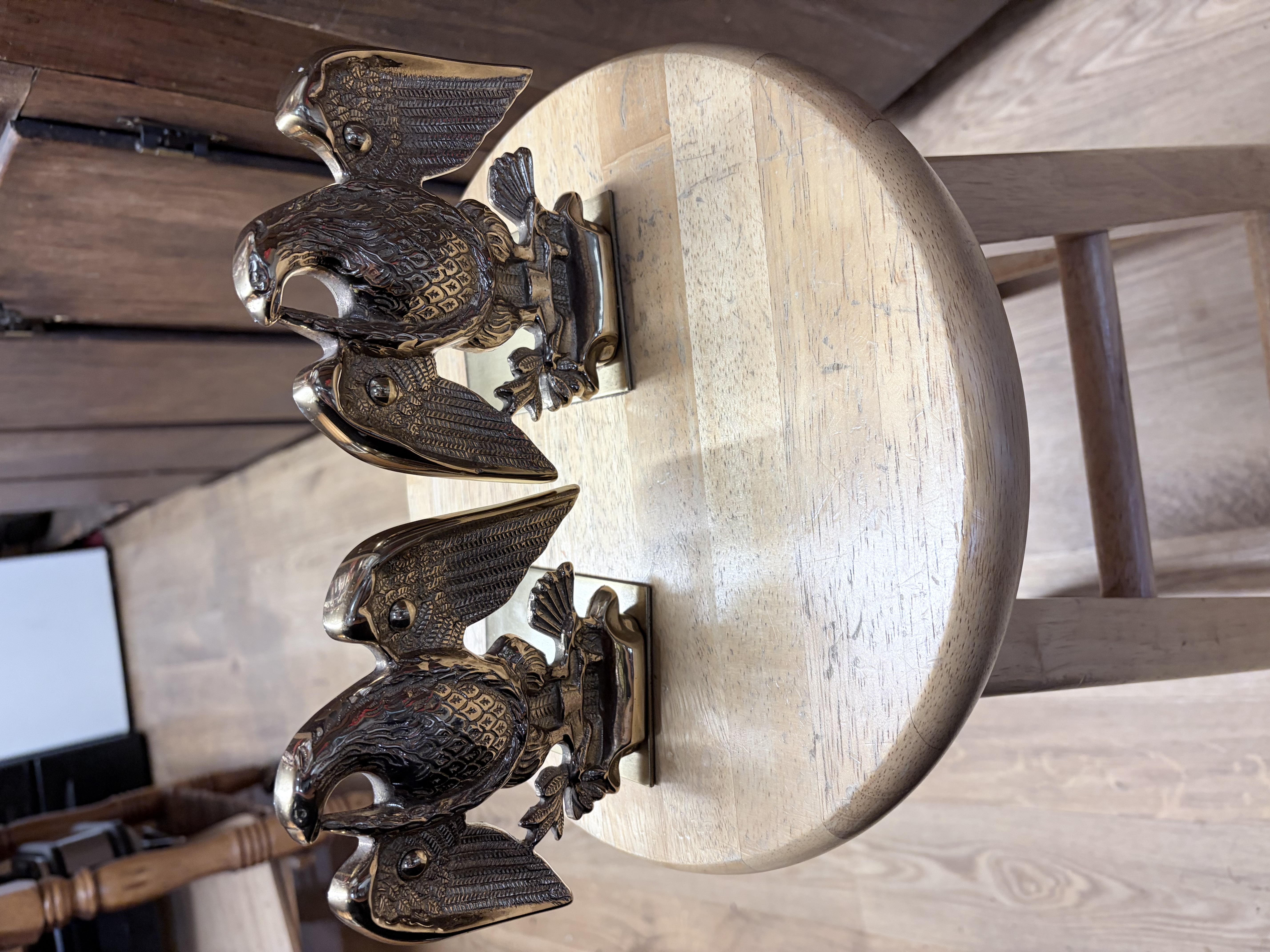 Vintage Baldwin Brass Eagle Bookends! Heavyweight! Free Shipping!