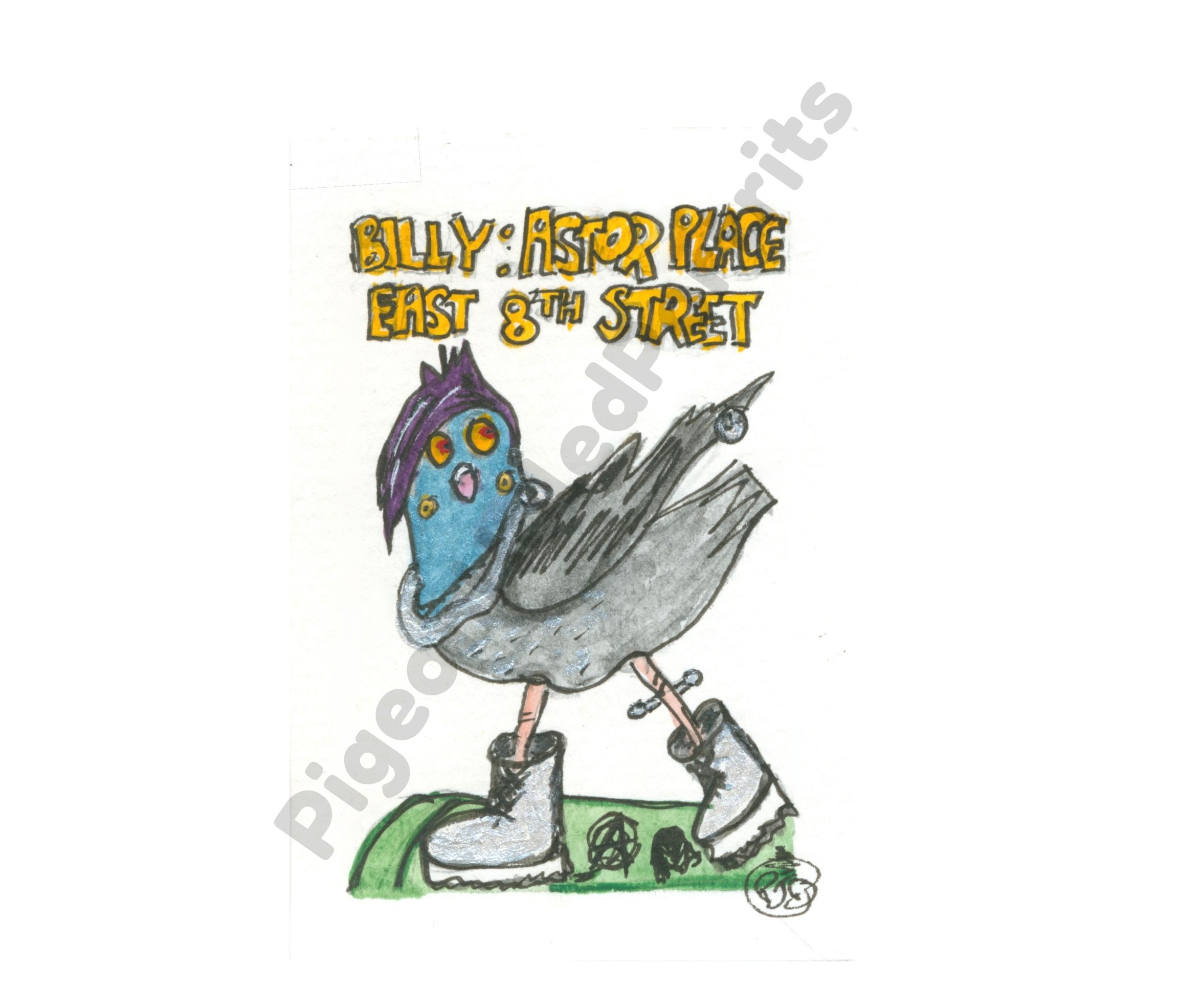Billy Astor Place East 8th St. Art Print