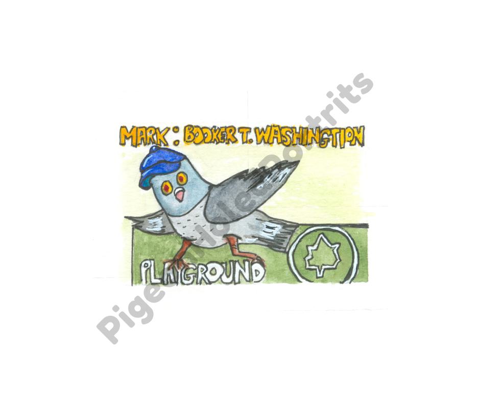 Mark Booker T. Washington Playground Art Print