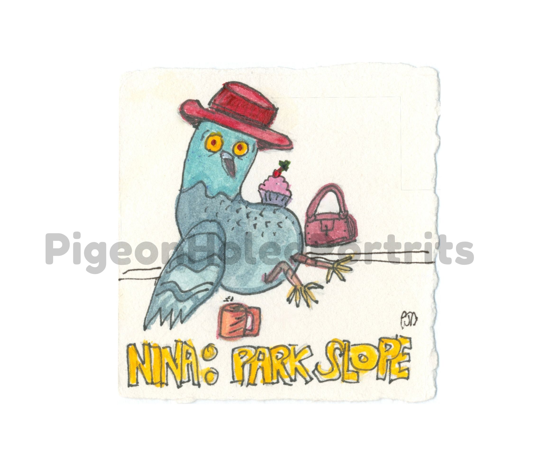 Nina of Park Slope Art Print
