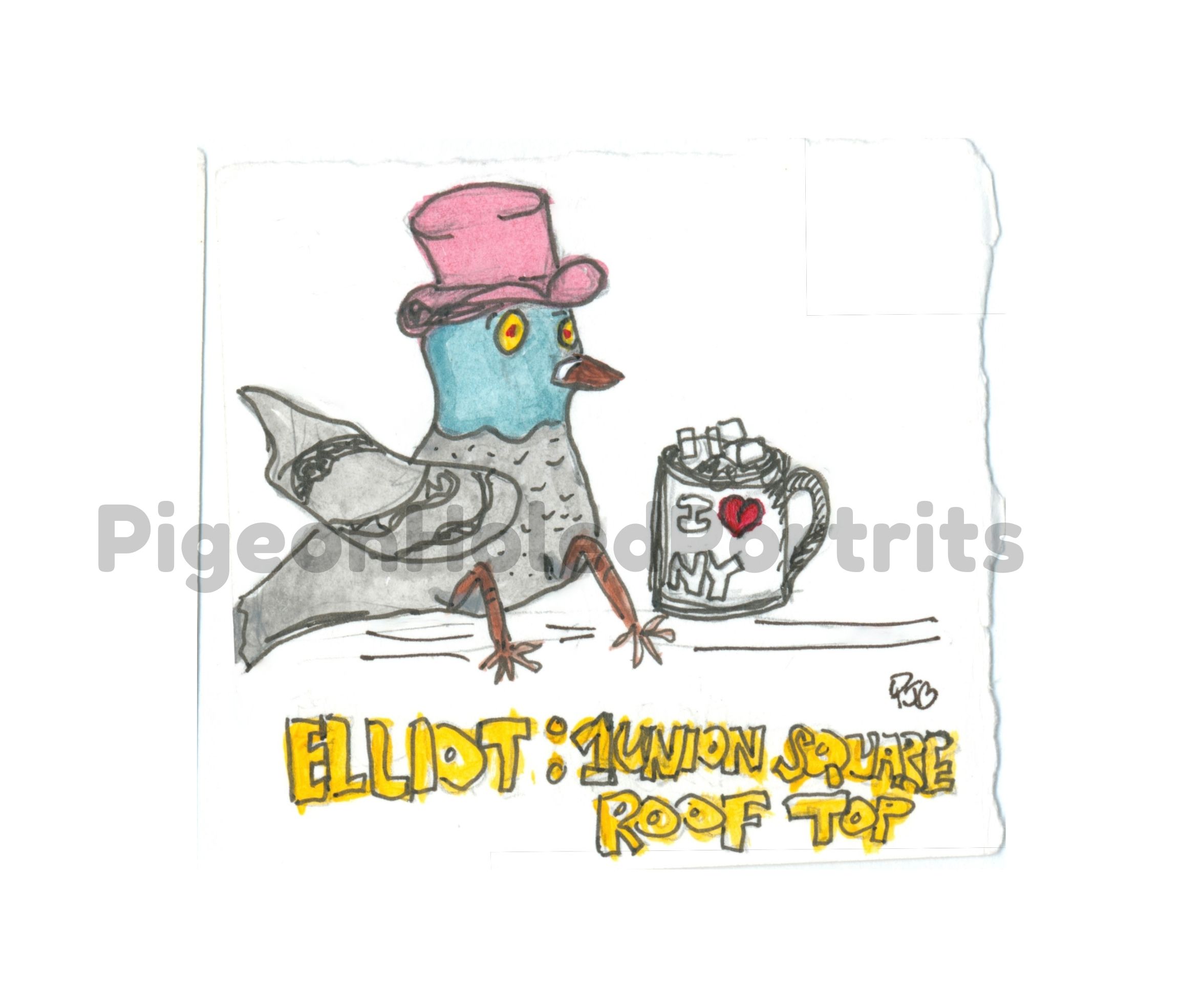 Elliot 1 Union Square Roof Top Art  Print