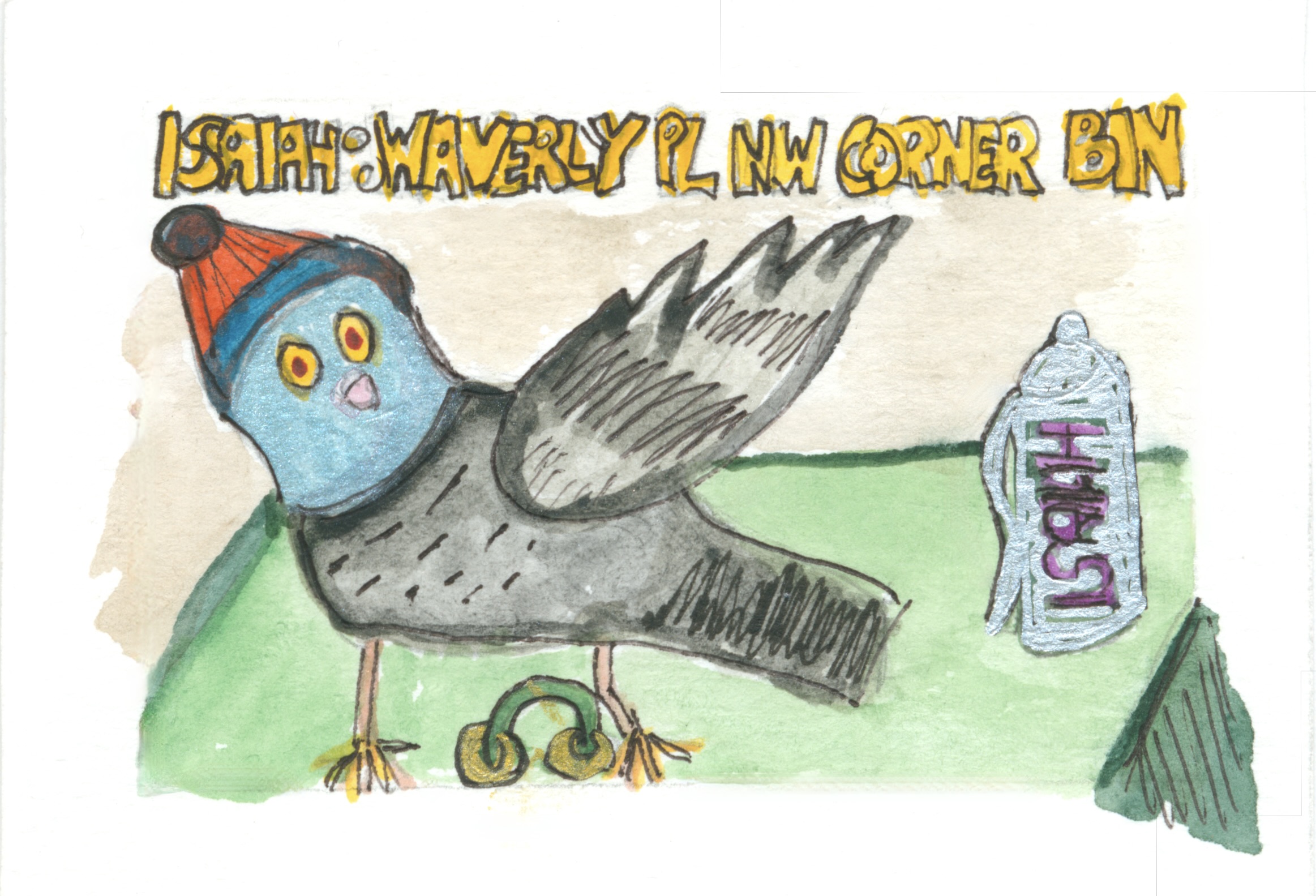 Isaiah Waverly PL NW Corner Bin Art Print