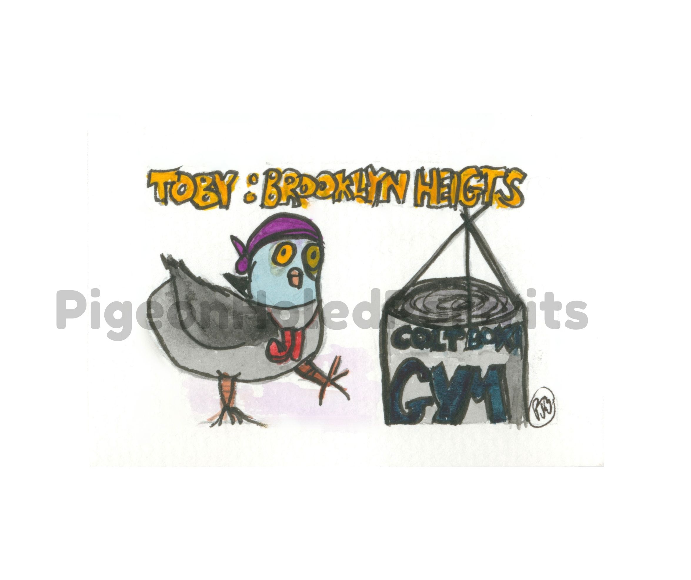 Toby Brooklyn Heights Art Print