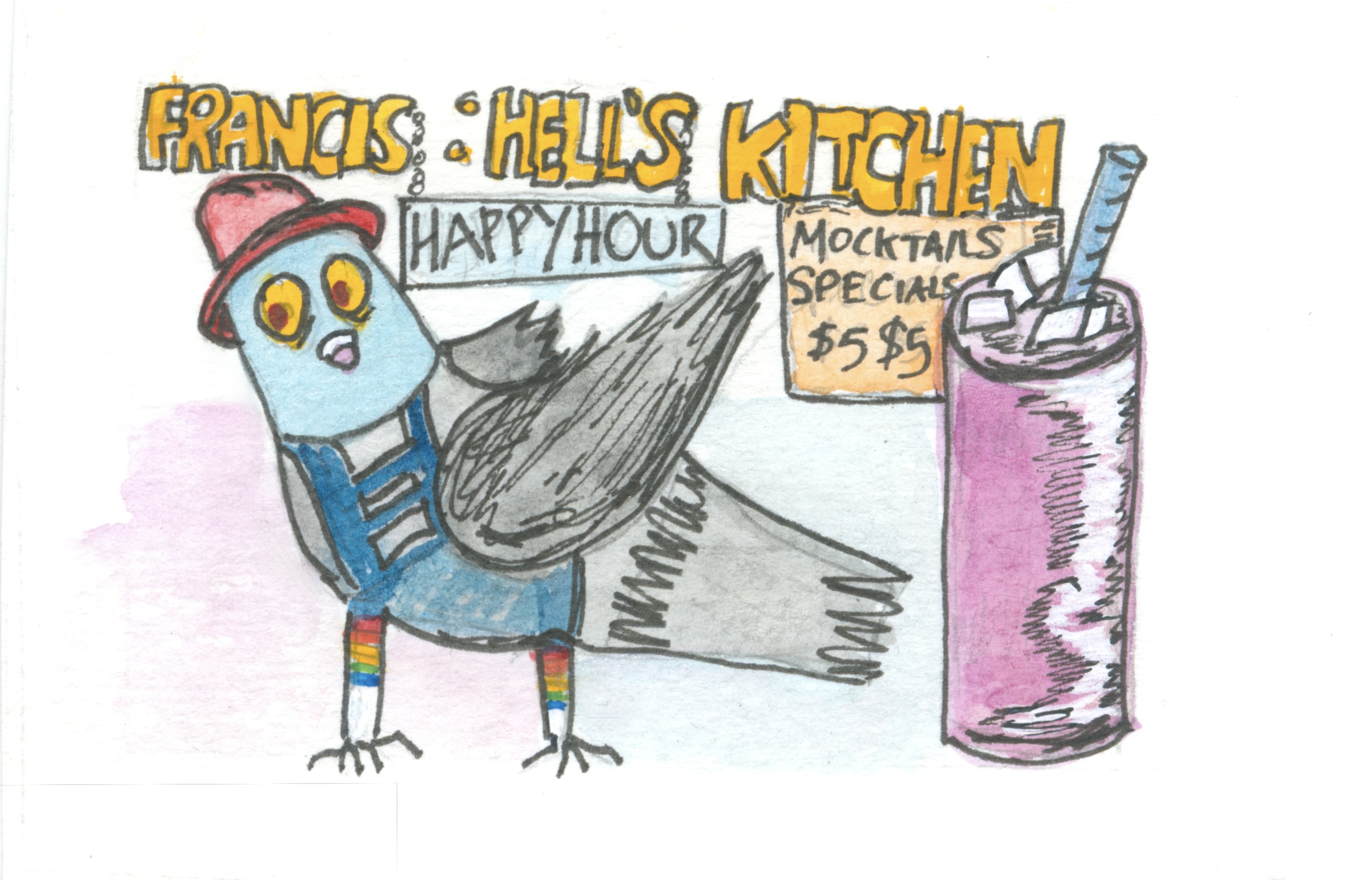 Francis Hell's Kitchen Art Print