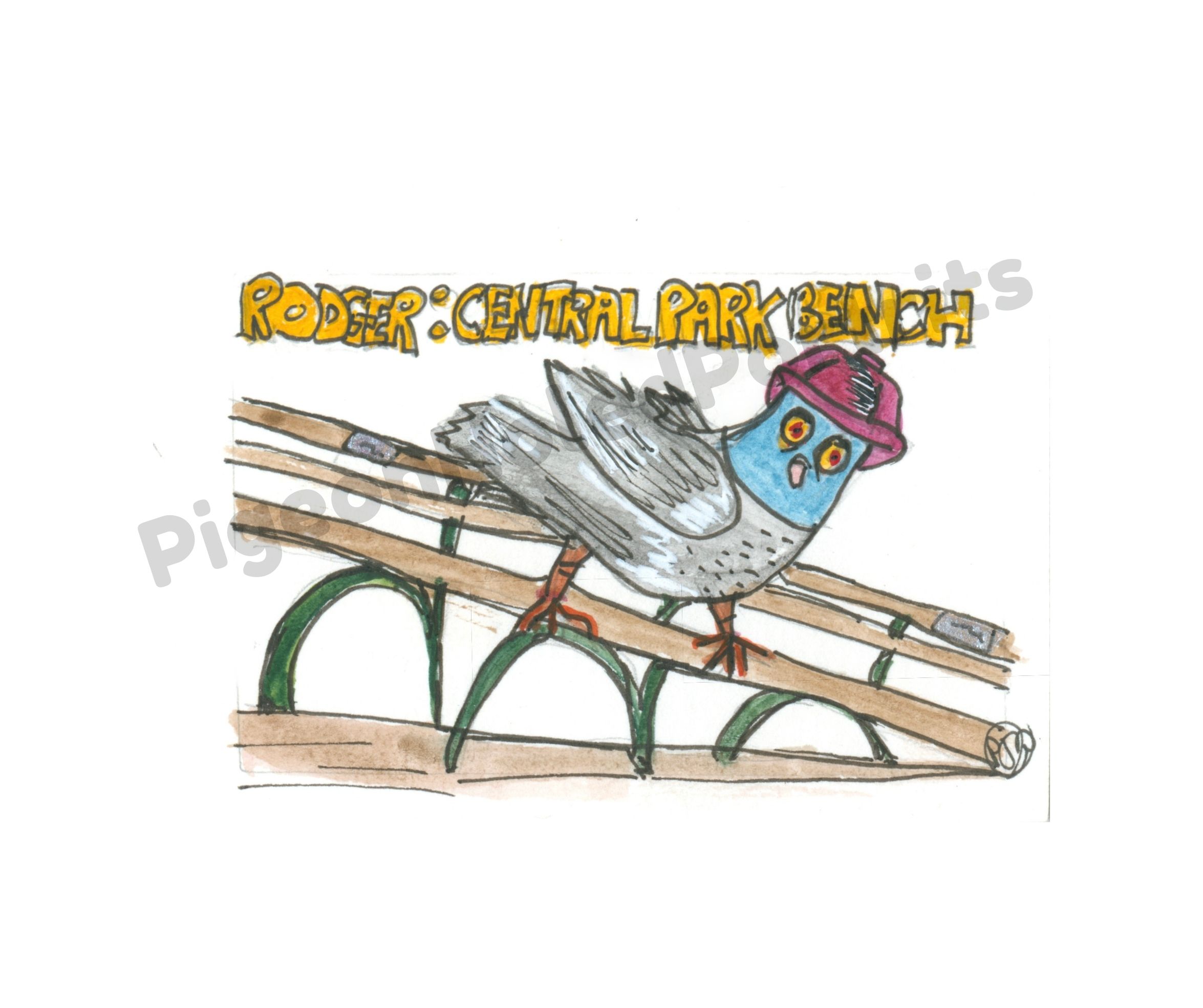 Rodger Central Park Bench Print