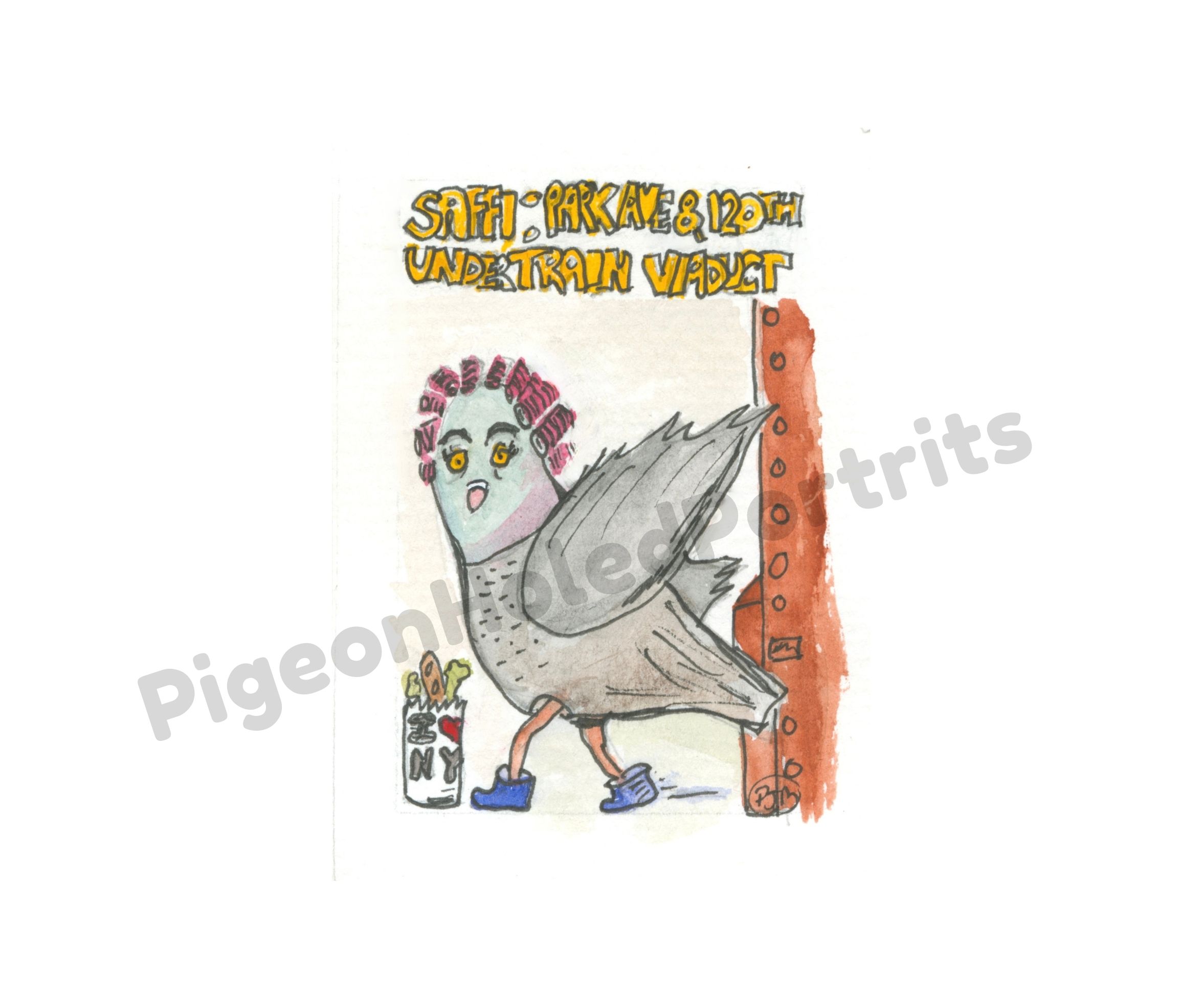 Saffi Park Ave & 120th Under Train Viaduct Art Print