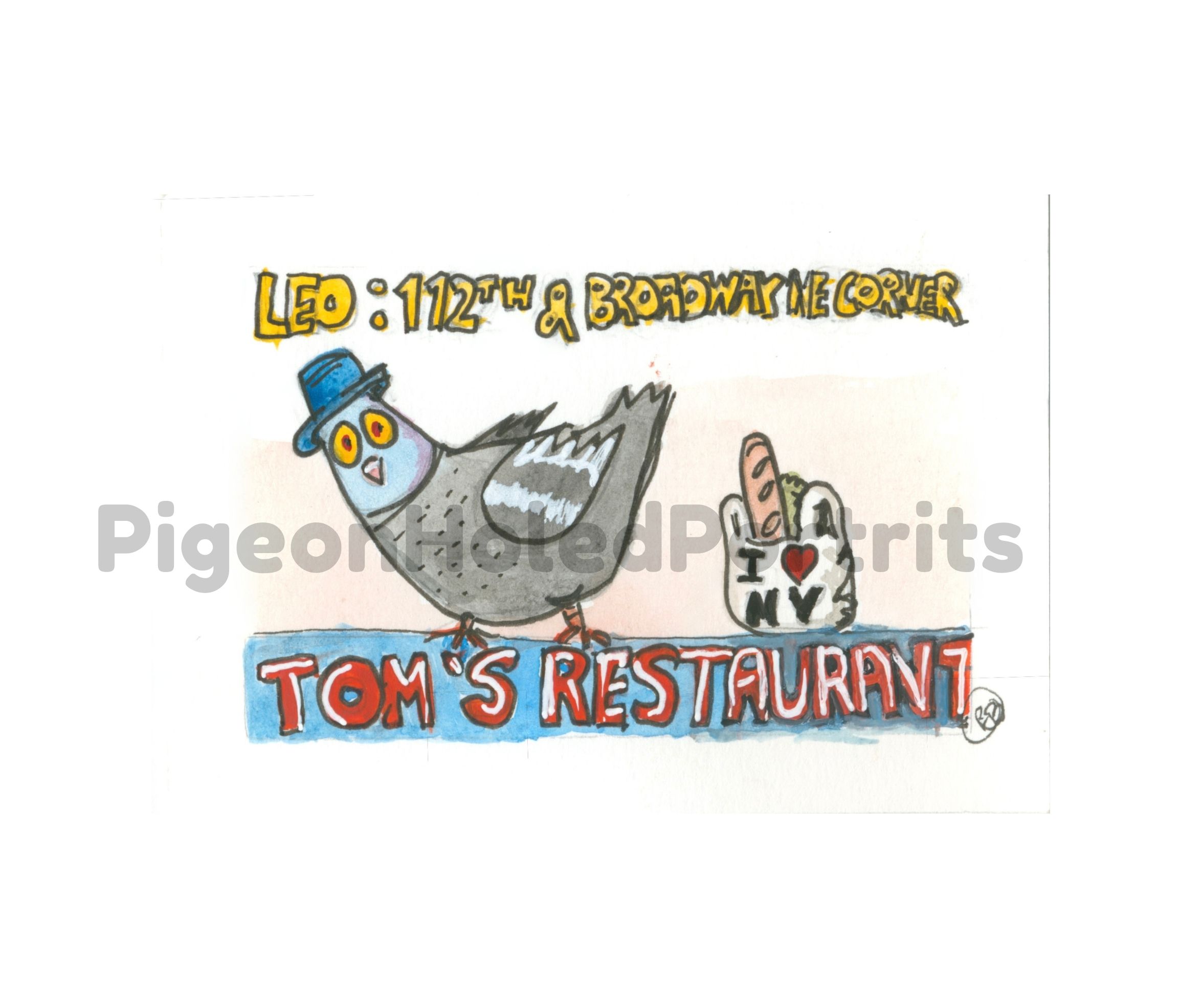 Leo 112th & Broadway NE Corner Tom's Restaurant Original