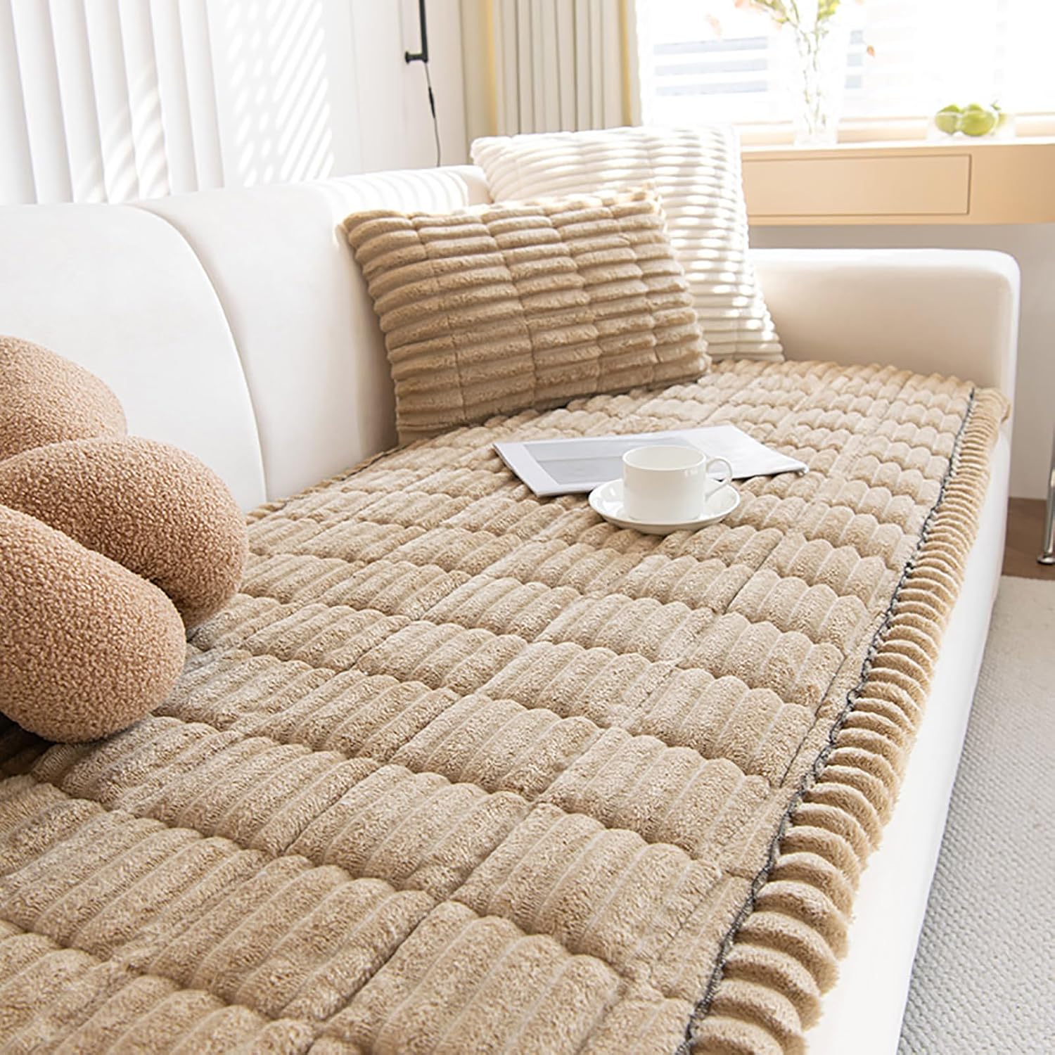 Cozy Quilted Sofa Cover