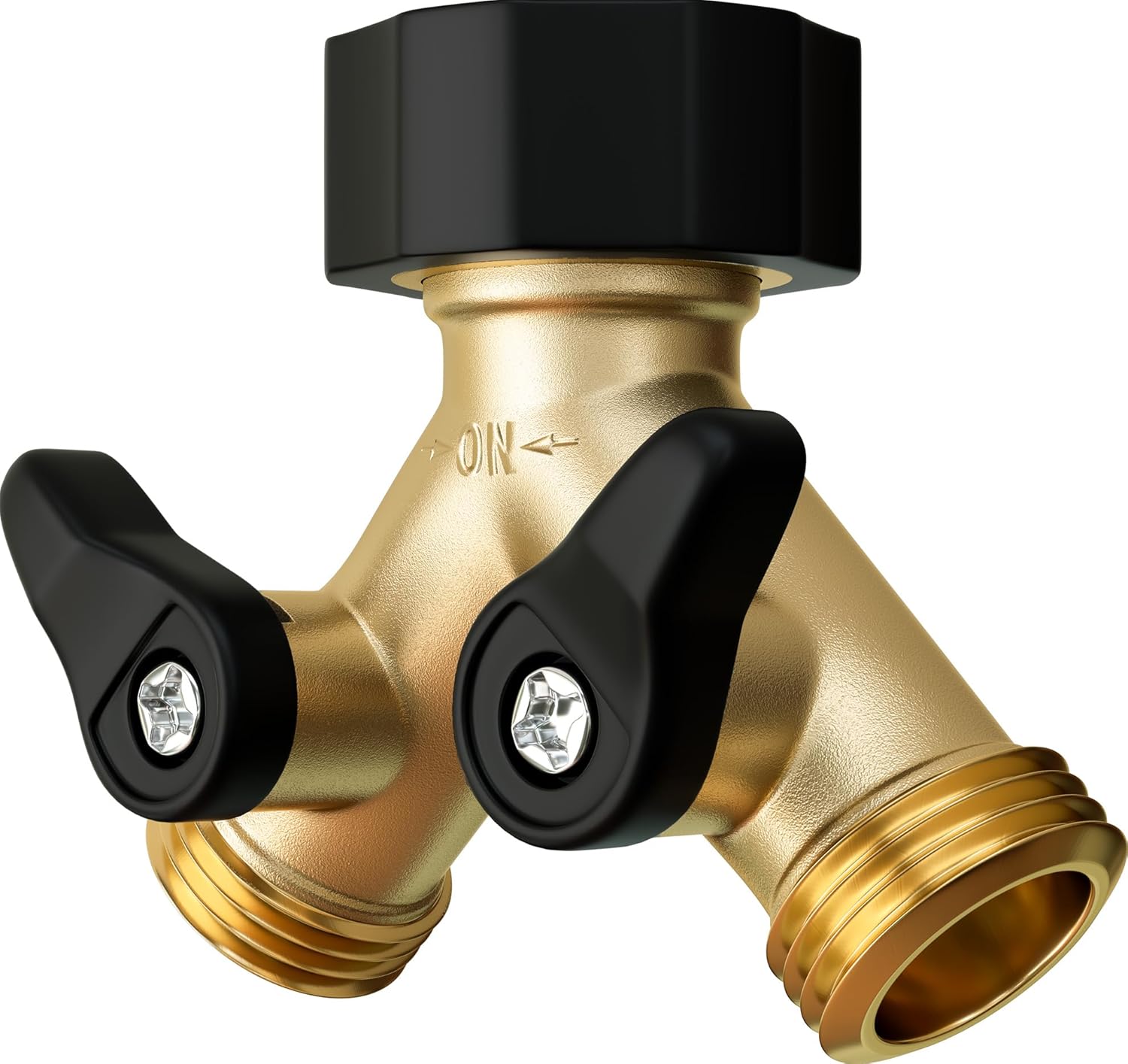 Brass Garden Hose Splitter