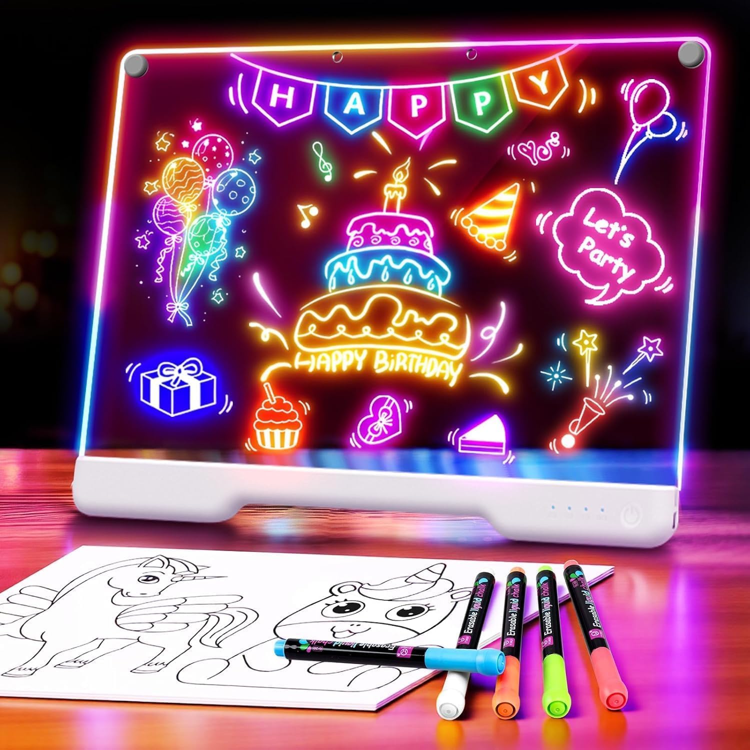 LED Glow Drawing Board