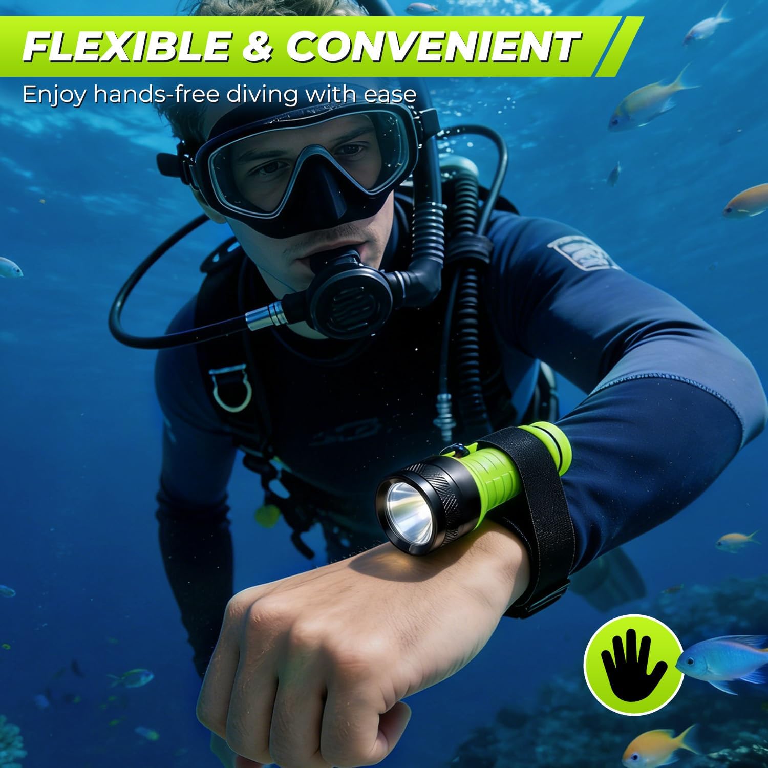 Waterproof Diving Flashlight