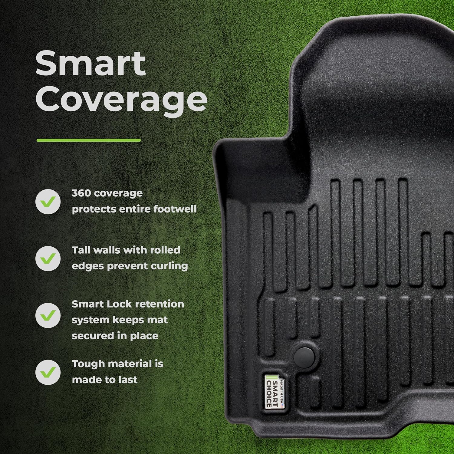 All-Weather Car Floor Mats Set