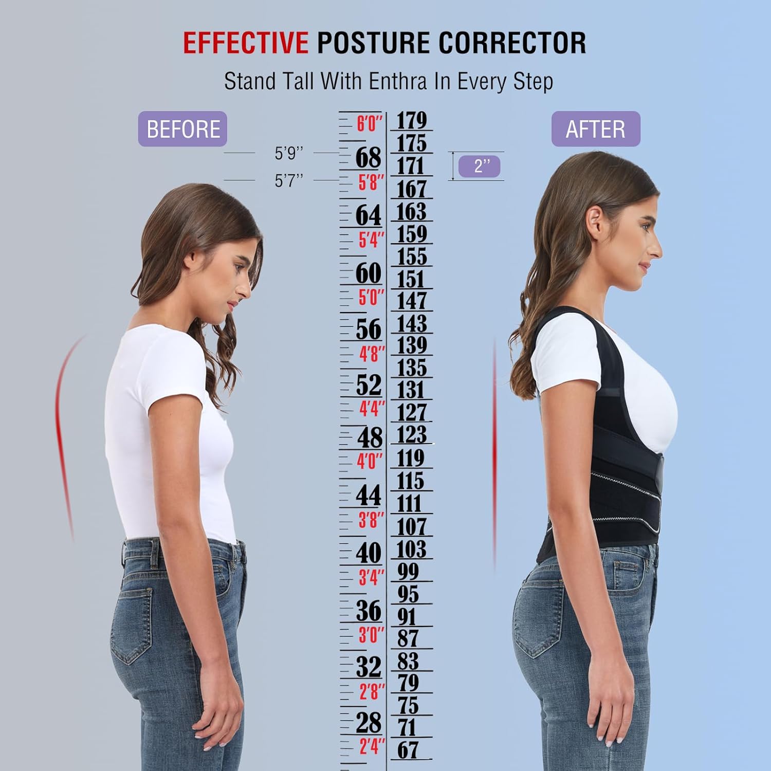 Adjustable Posture Corrector Brace
