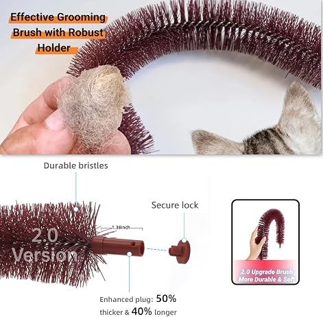 Cat Self-Grooming Arch Play Mat