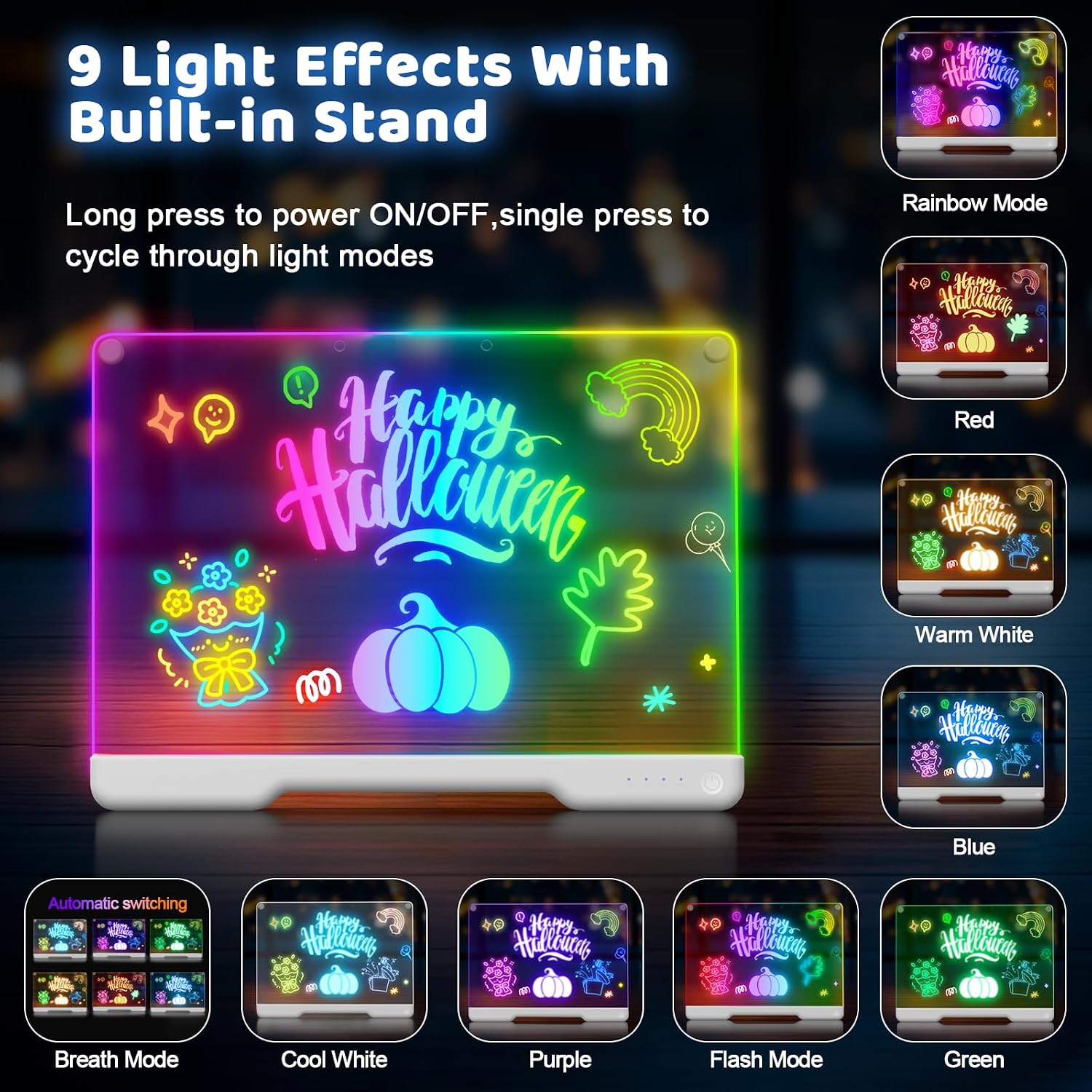 LED Glow Drawing Board
