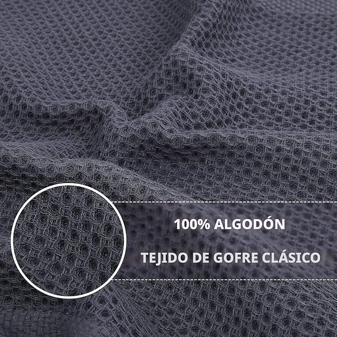 Waffle Weave Cotton Dish Cloths