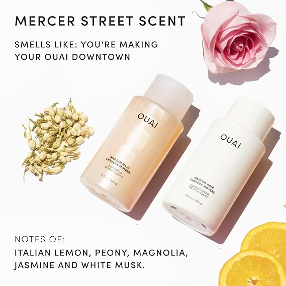 OUAI Medium Hair Shampoo & Conditioner Set