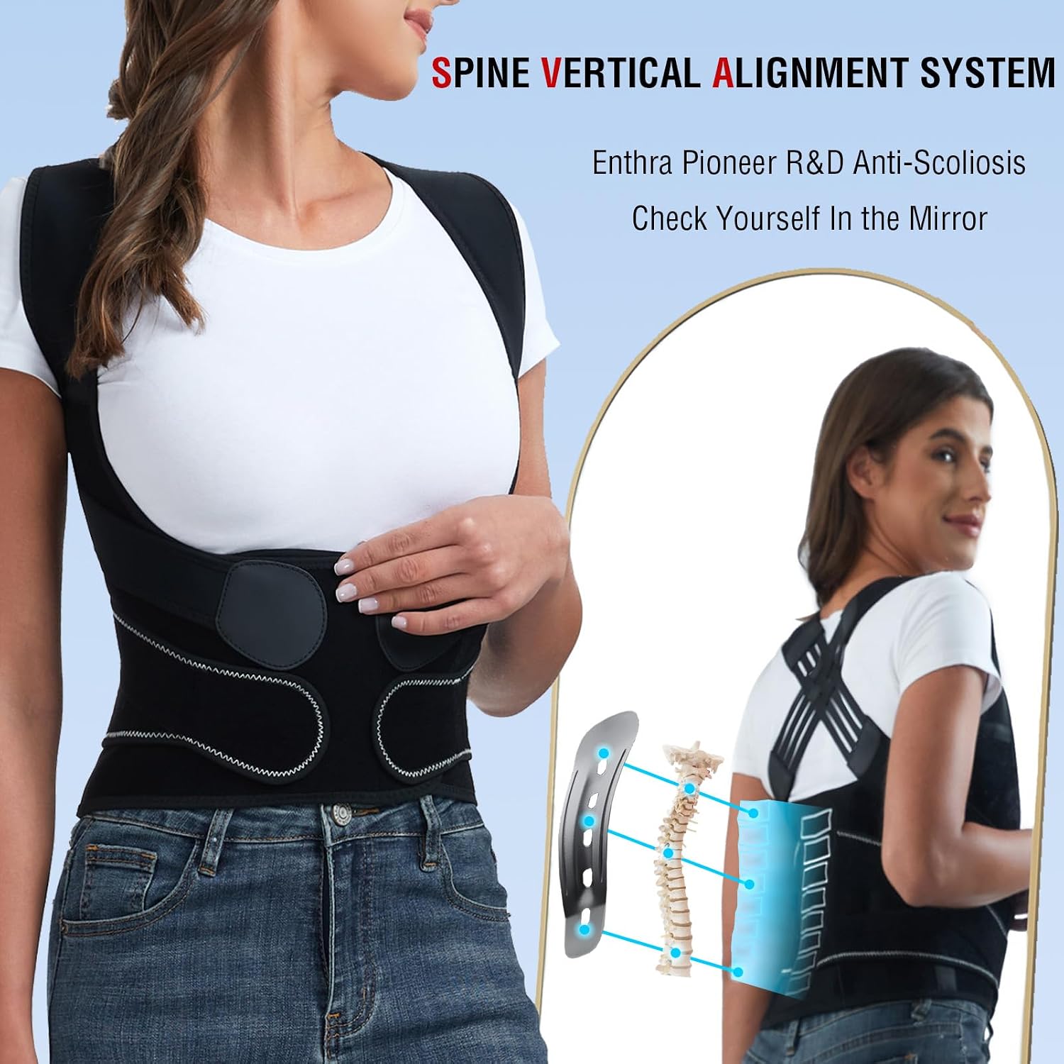 Adjustable Posture Corrector Brace