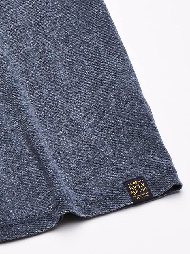 Men's Vintage Blue Henley T-Shirt