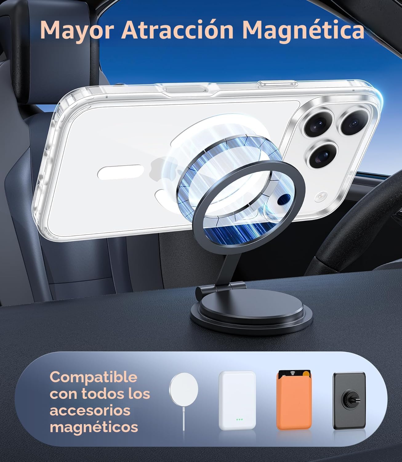 Clear Magnetic iPhone Case