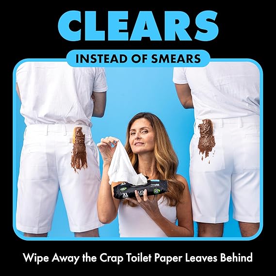 DUDE Wipes XL Flushable Wipes 6-Pack