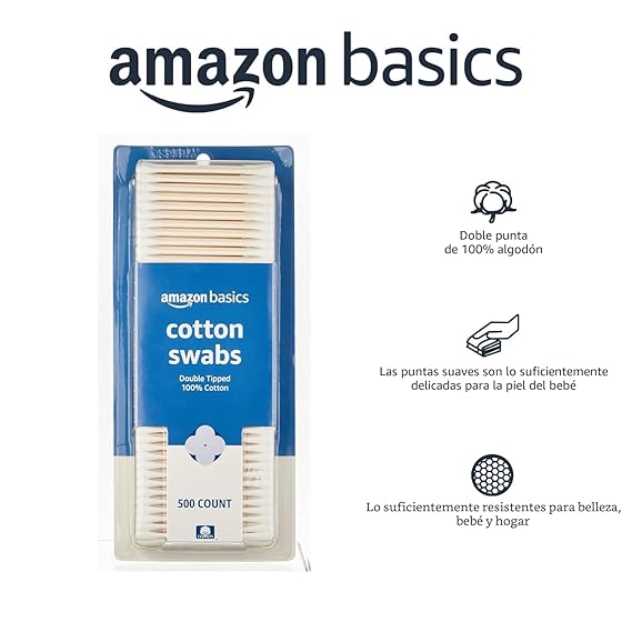 Amazon Basics Cotton Swabs