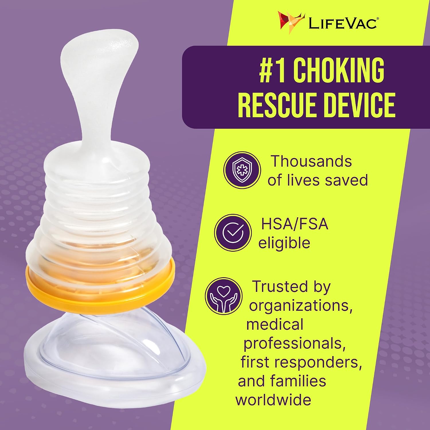 LifeVac Choking Rescue Device Kit