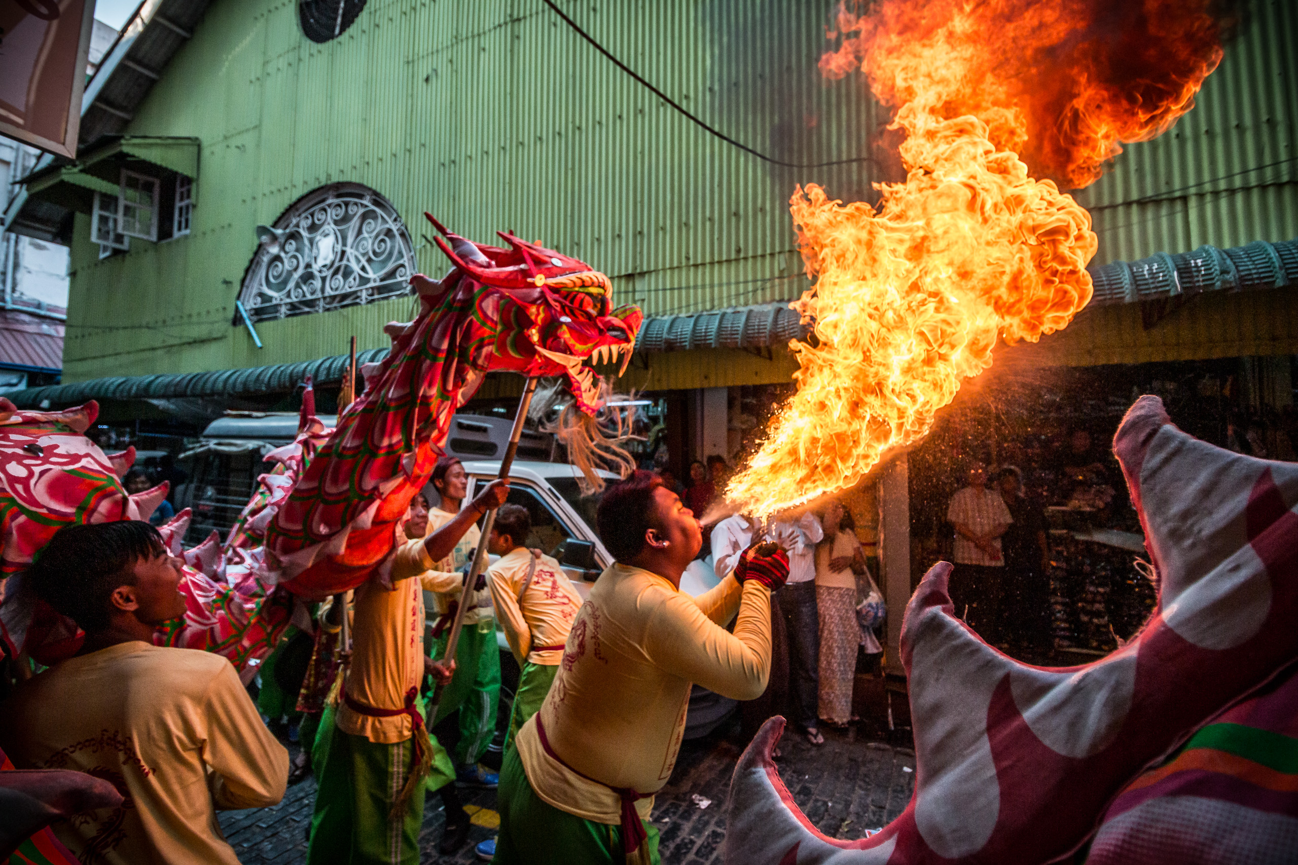 Chinese Dragon Dance Photo Print