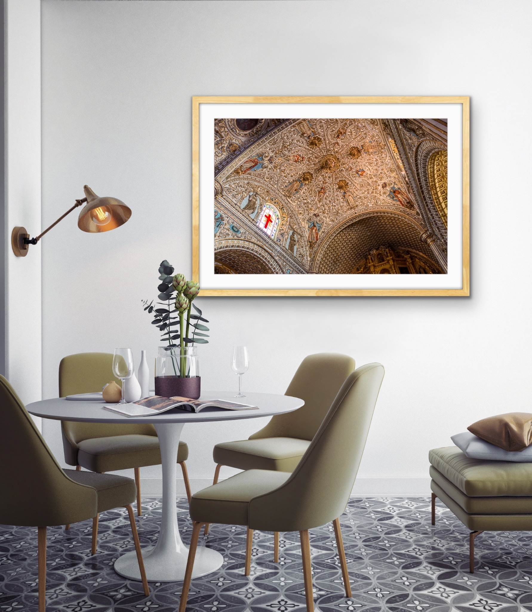 Ornate Ceiling Art Print