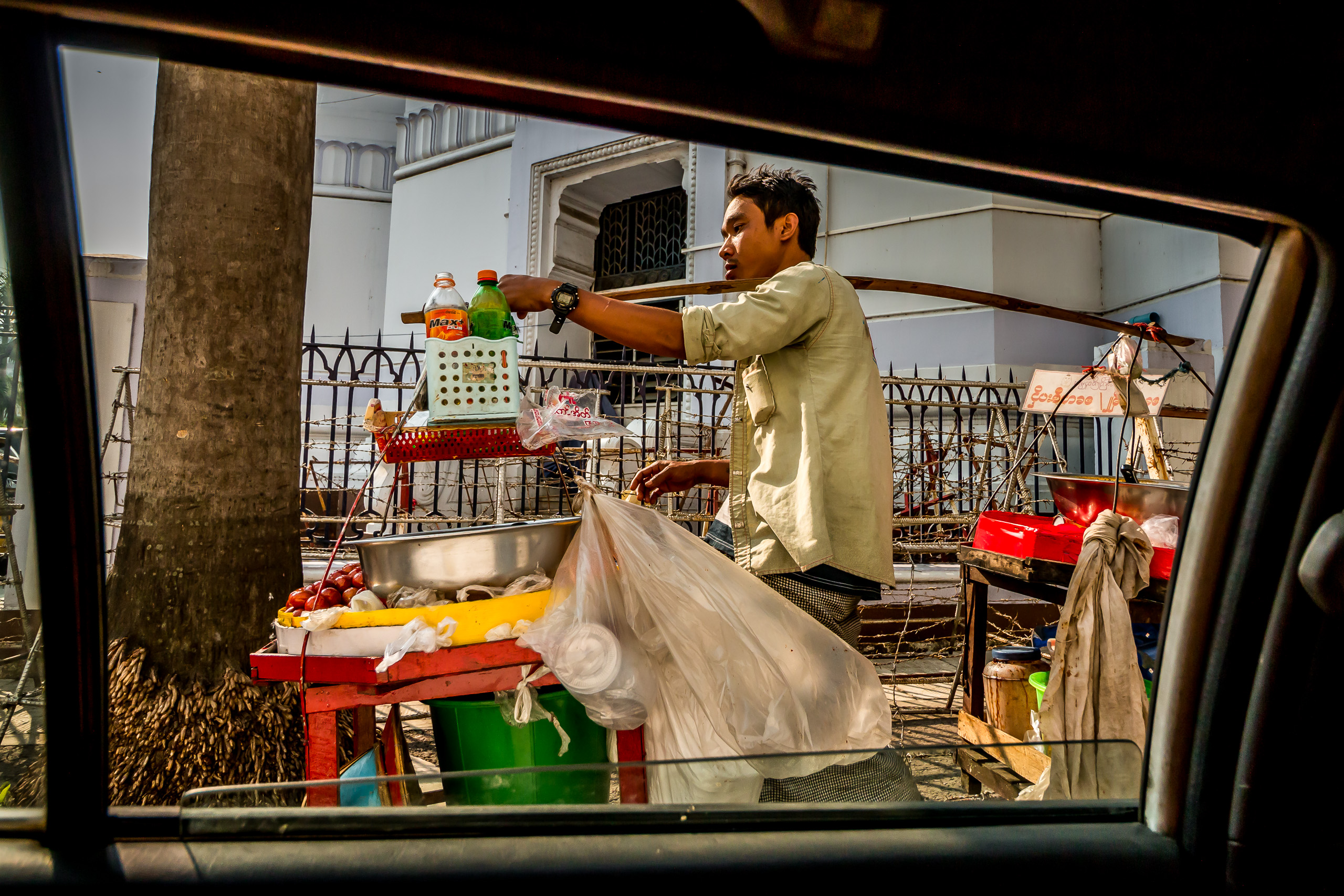 Street Food Cart Photo Print