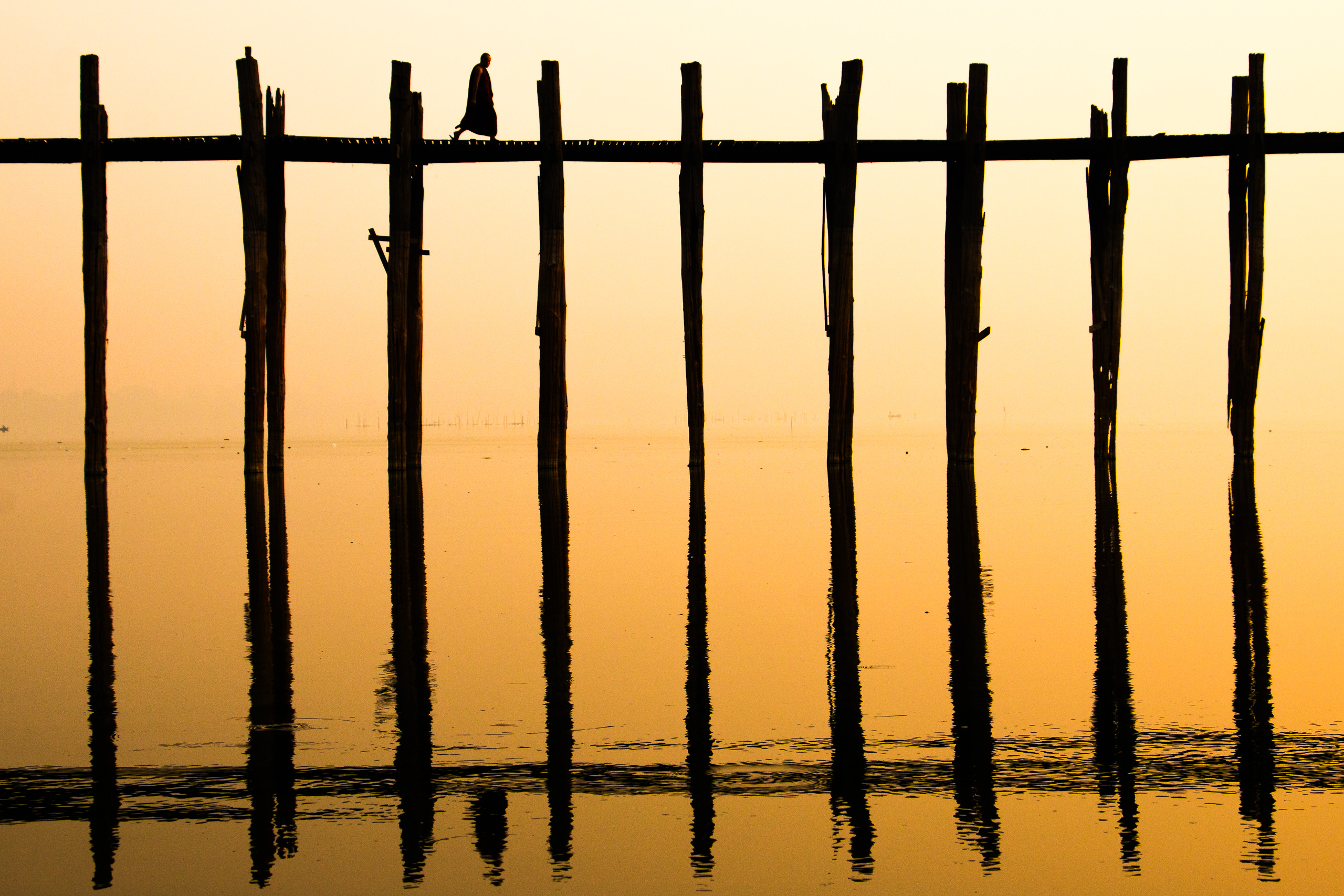 Golden Bridge Wall Art
