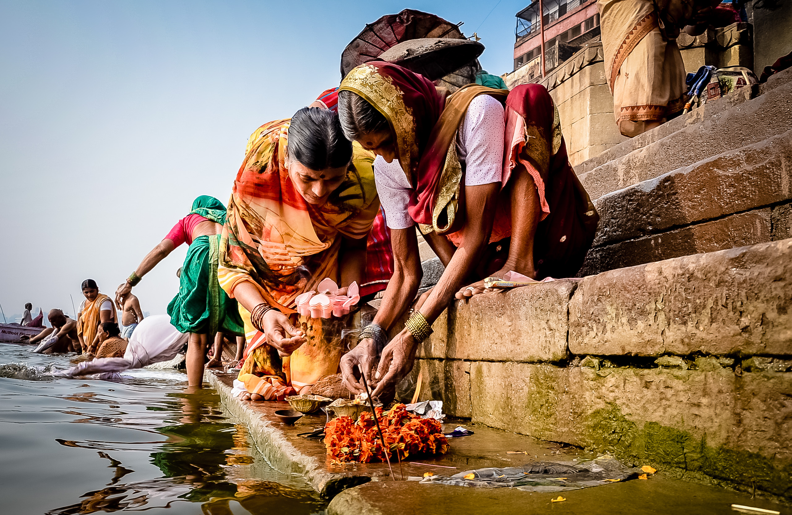 Ganges Spiritual River Ritual Experience Wall Art Print