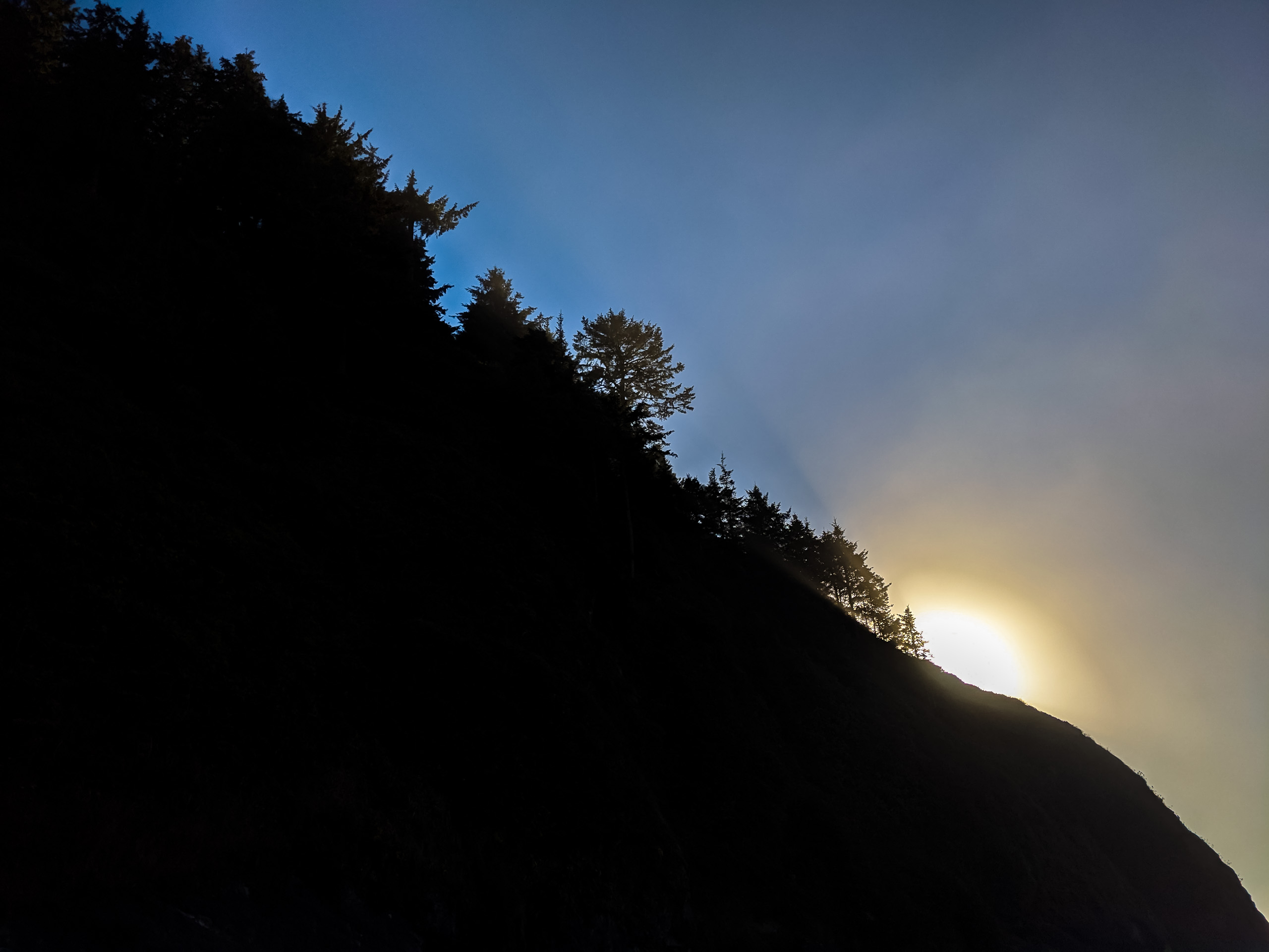 Sunset Mountain Canvas Print