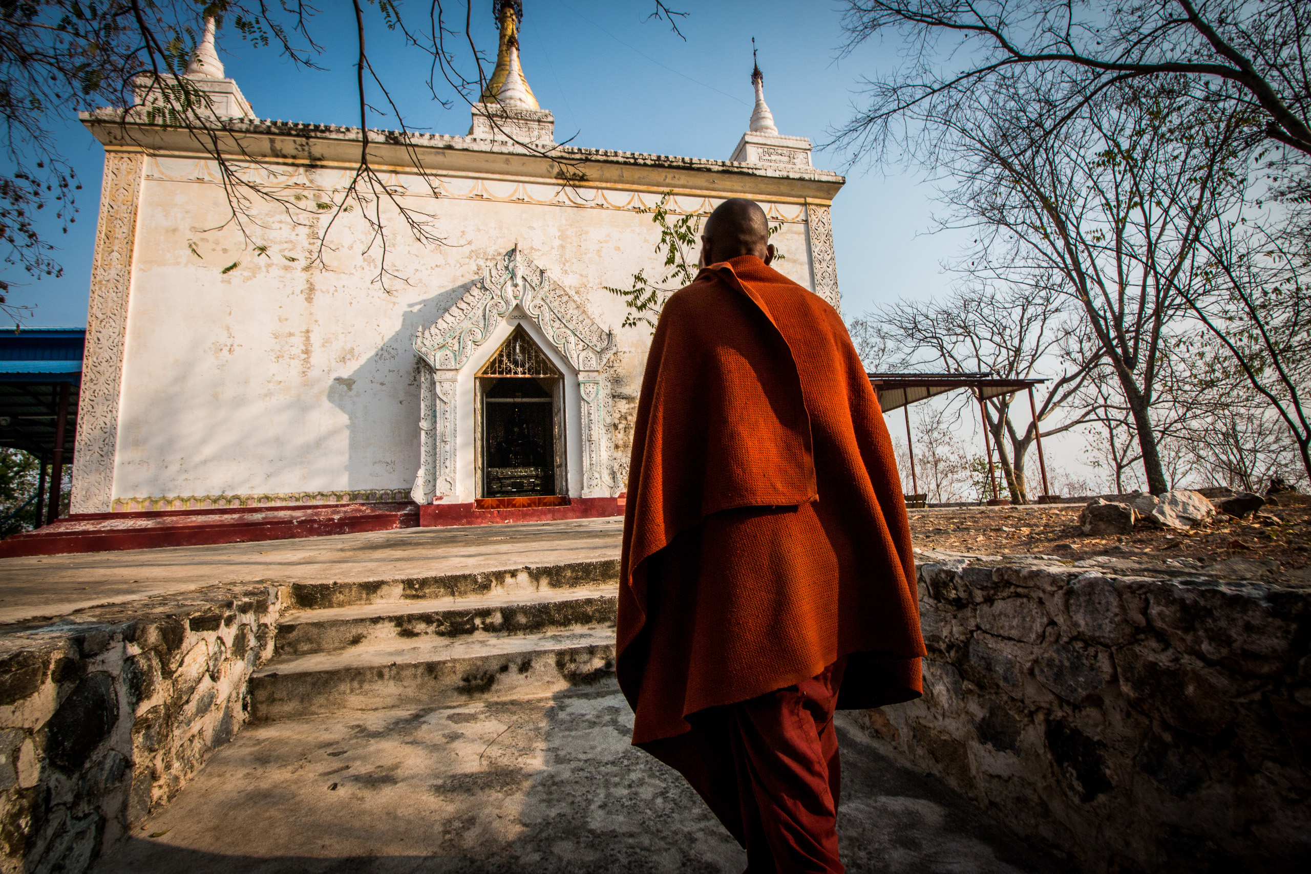 Buddhist Monastery Wall Art Print