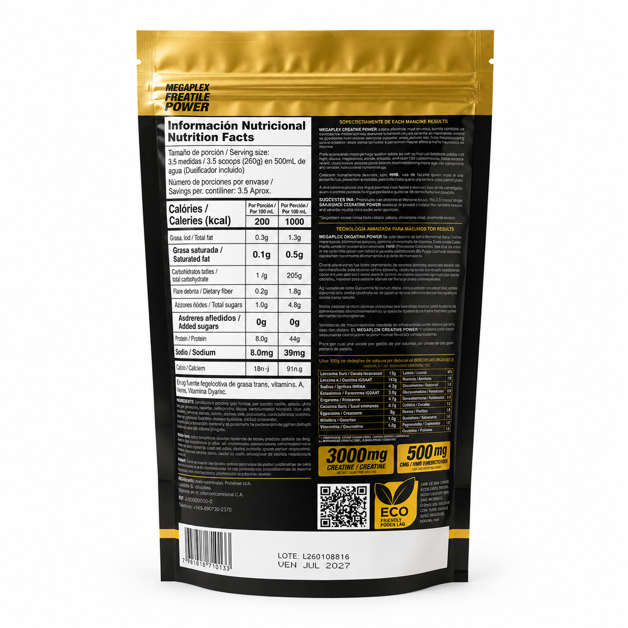 Megaplex Creatine Power 908 g