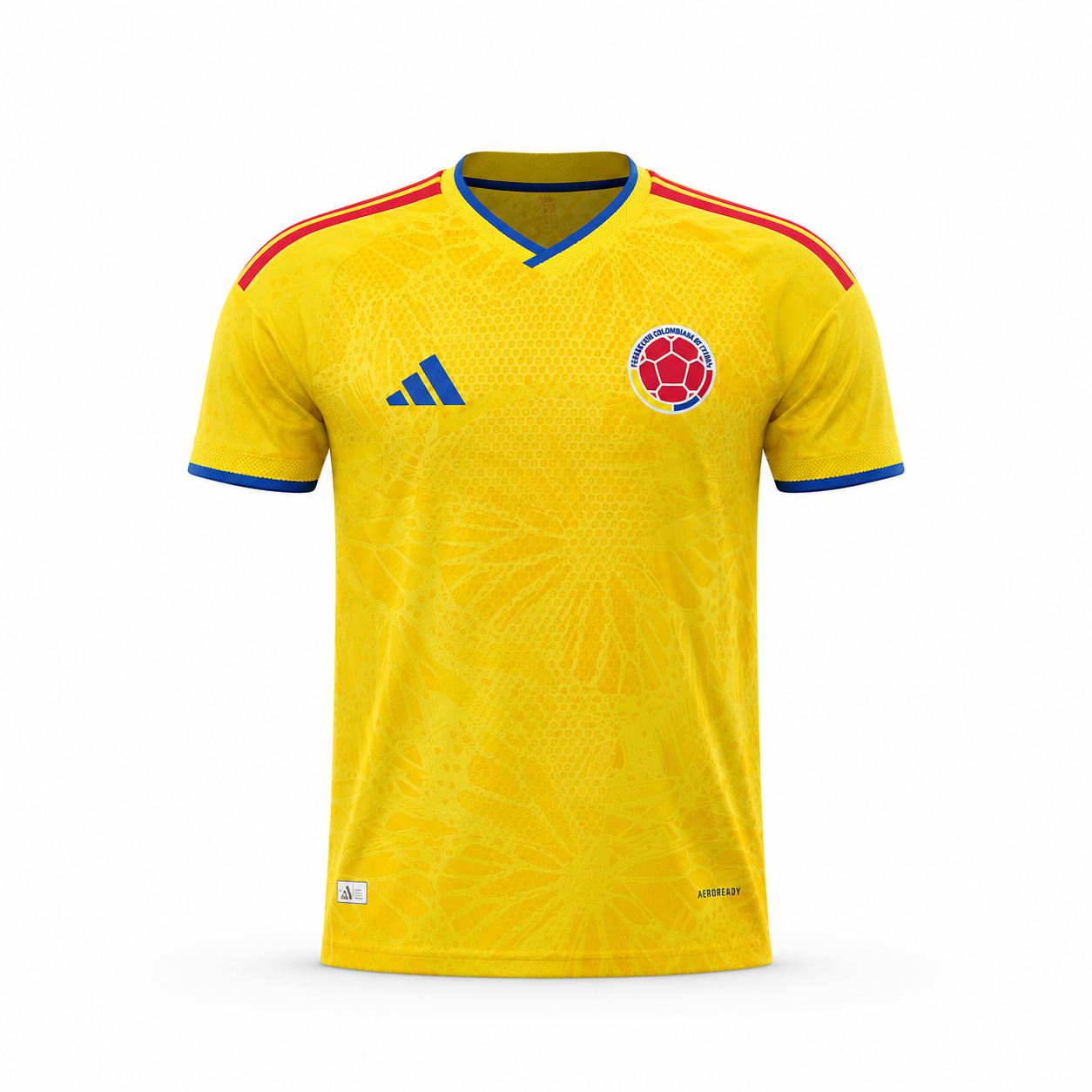 Camiseta Oficial Colombia 2026 adidas AEROREADY