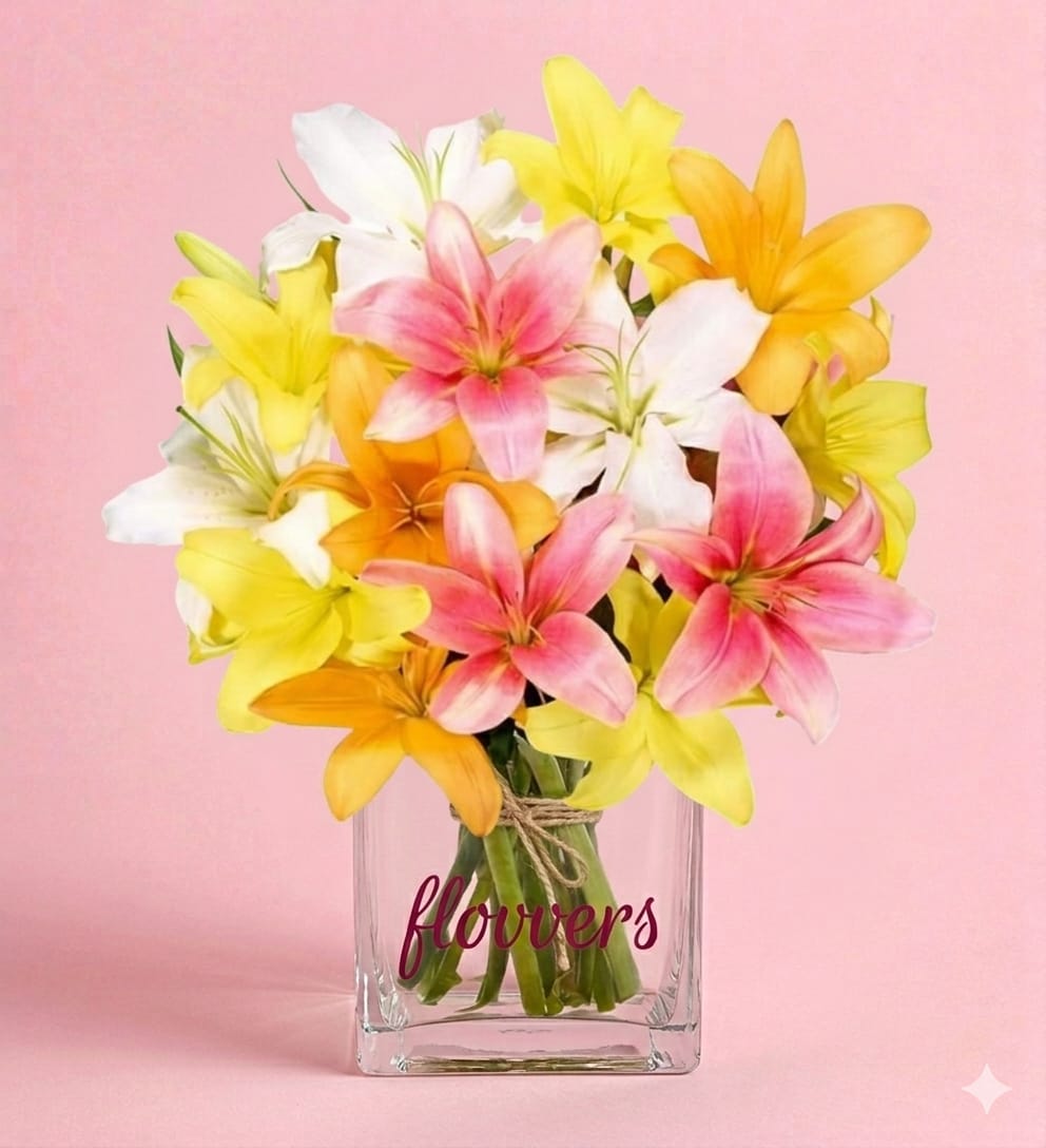 FYF-007 Colorful Lily Bouquet